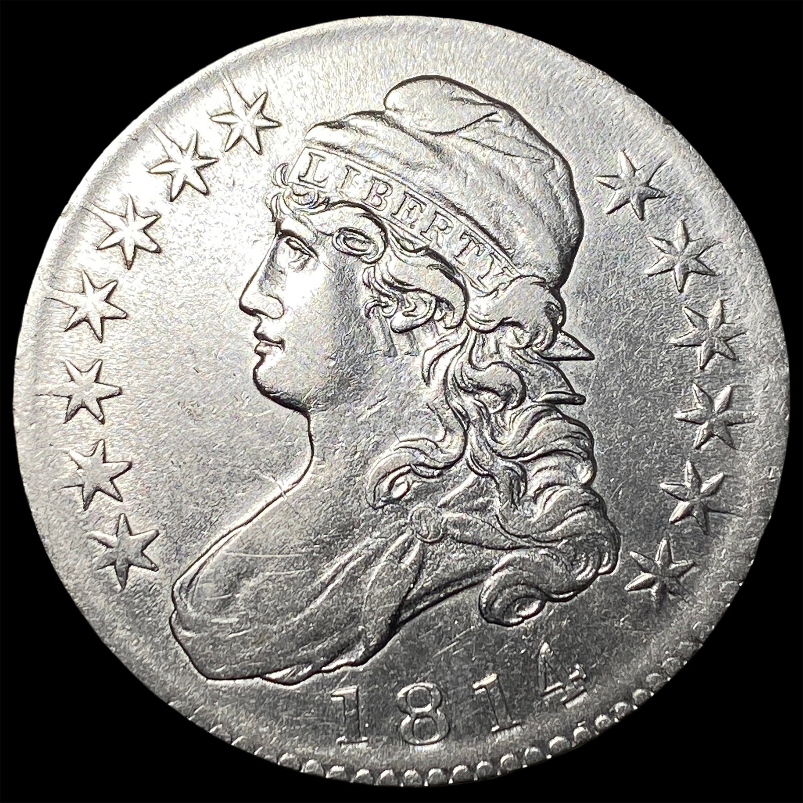 1814 Capped Bust Half Dollar CLOSELY UNCIRCULATED (1 of 2)