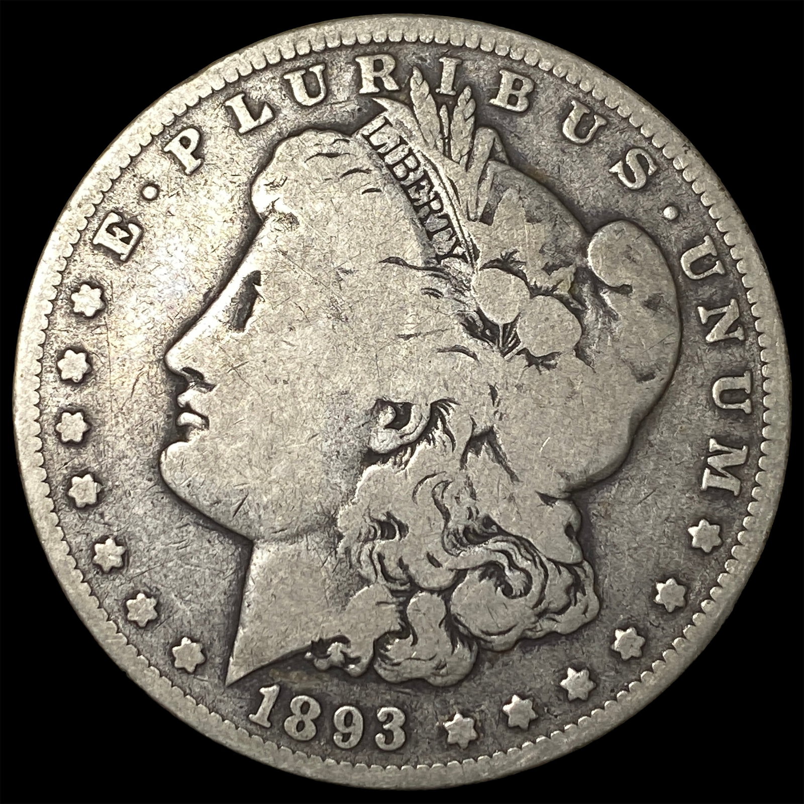 1893 Morgan Silver Dollar LIGHTLY CIRCULATED (1 of 2)