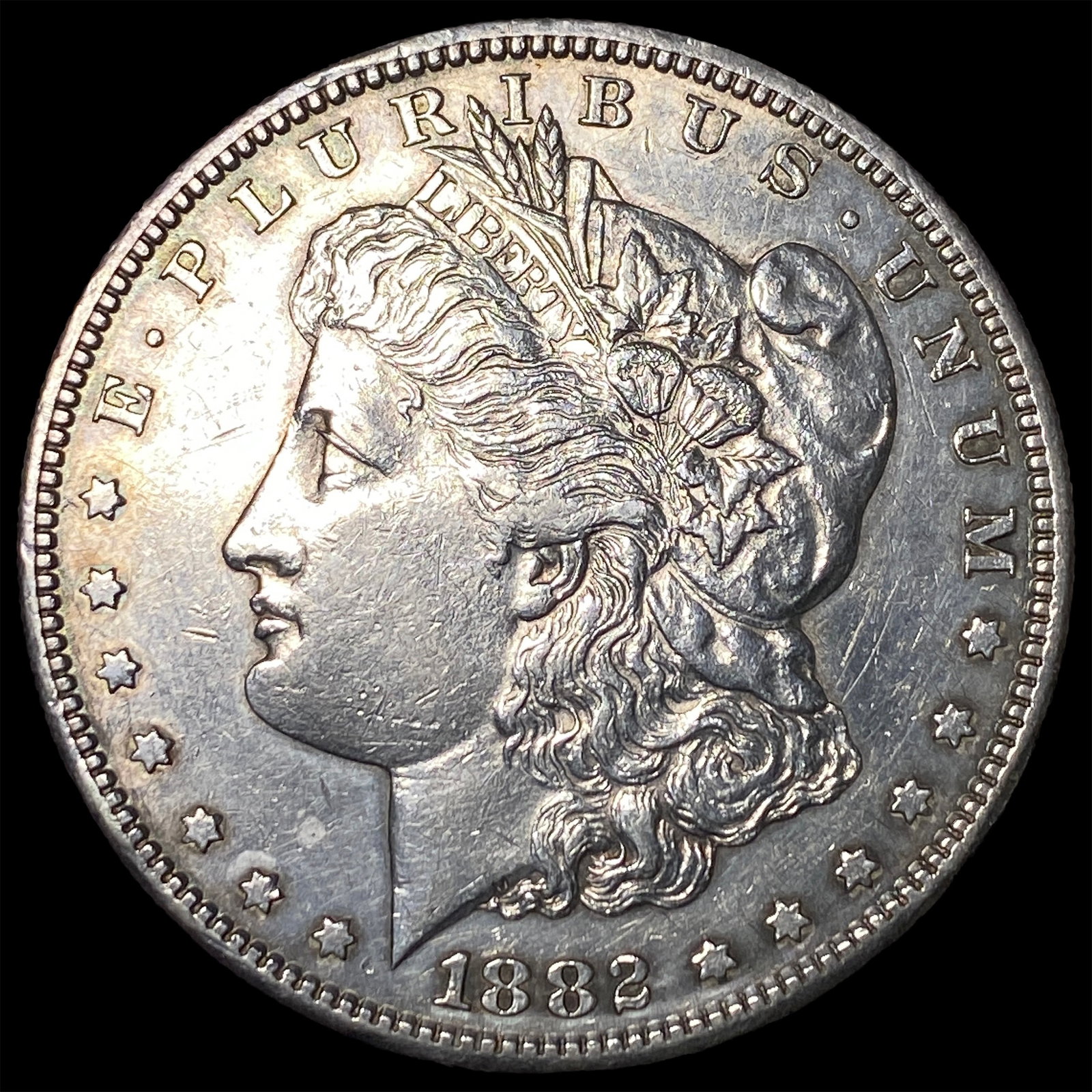1882-S Silver Morgan Dollar CLOSELY UNCIRCULATED (1 of 2)