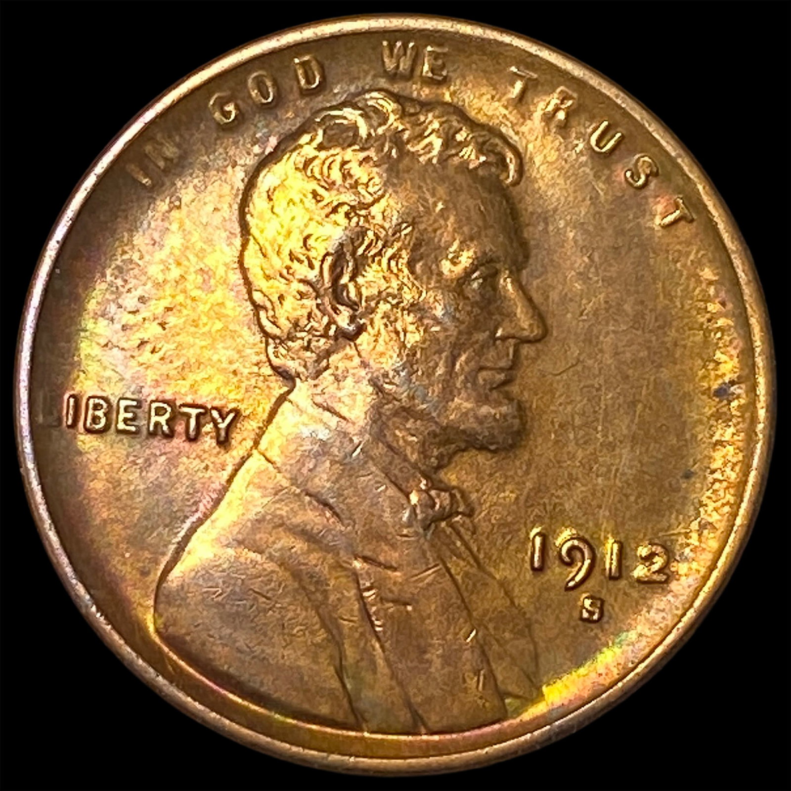 1912-S Lincoln Wheat Cent CHOICE BU (1 of 2)