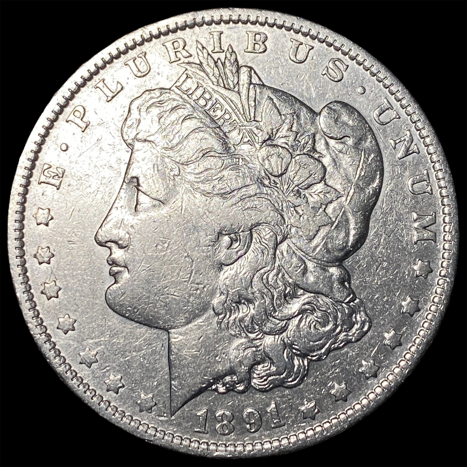 1891-O Silver Morgan Dollar LIGHTLY CIRCULATED: 1891-O Silver Morgan Dollar LIGHTLY CIRCULATED