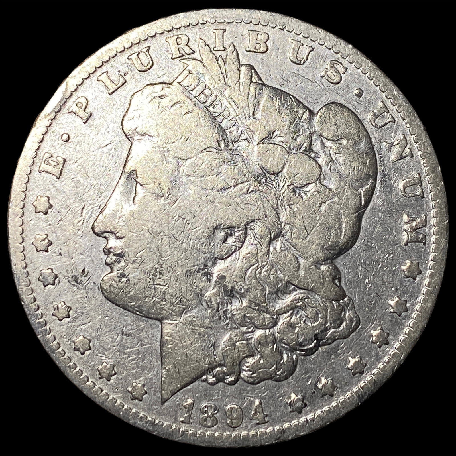 1894-O Silver Morgan Dollar NICELY CIRCULATED: 1894-O Silver Morgan Dollar NICELY CIRCULATED