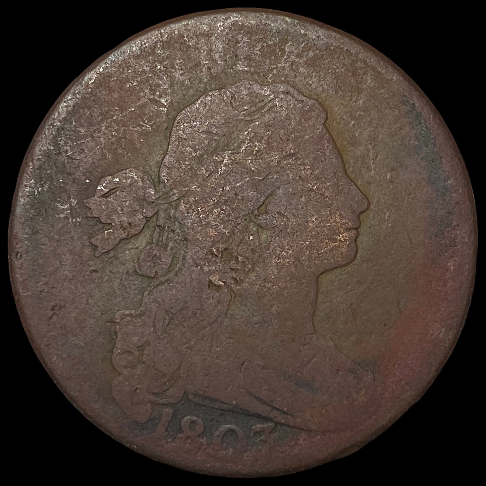1803 Draped Bust Large Cent NICELY CIRCULATED: 1803 Draped Bust Large Cent NICELY CIRCULATED