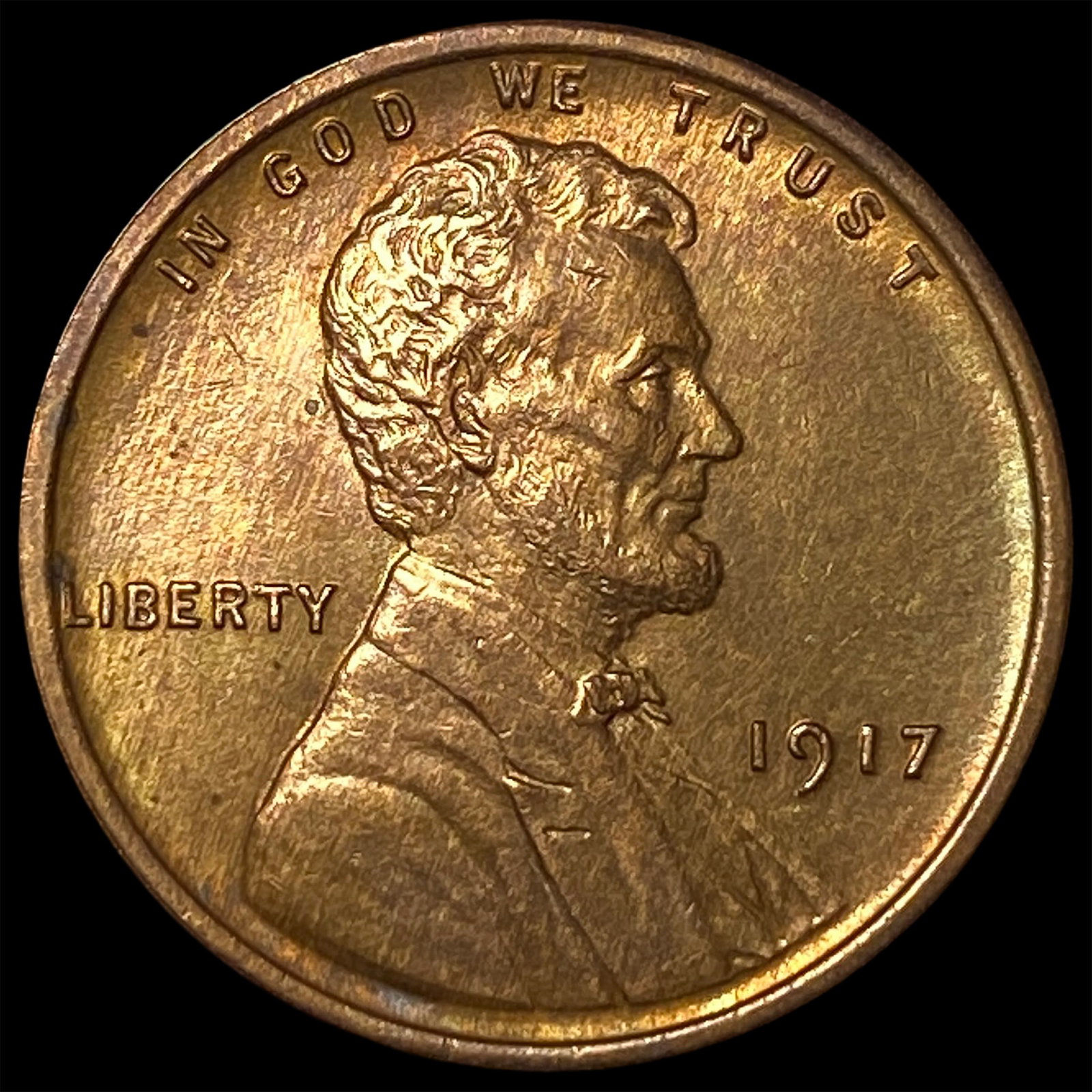 1917 Lincoln Wheat Cent CHOICE BU (1 of 2)