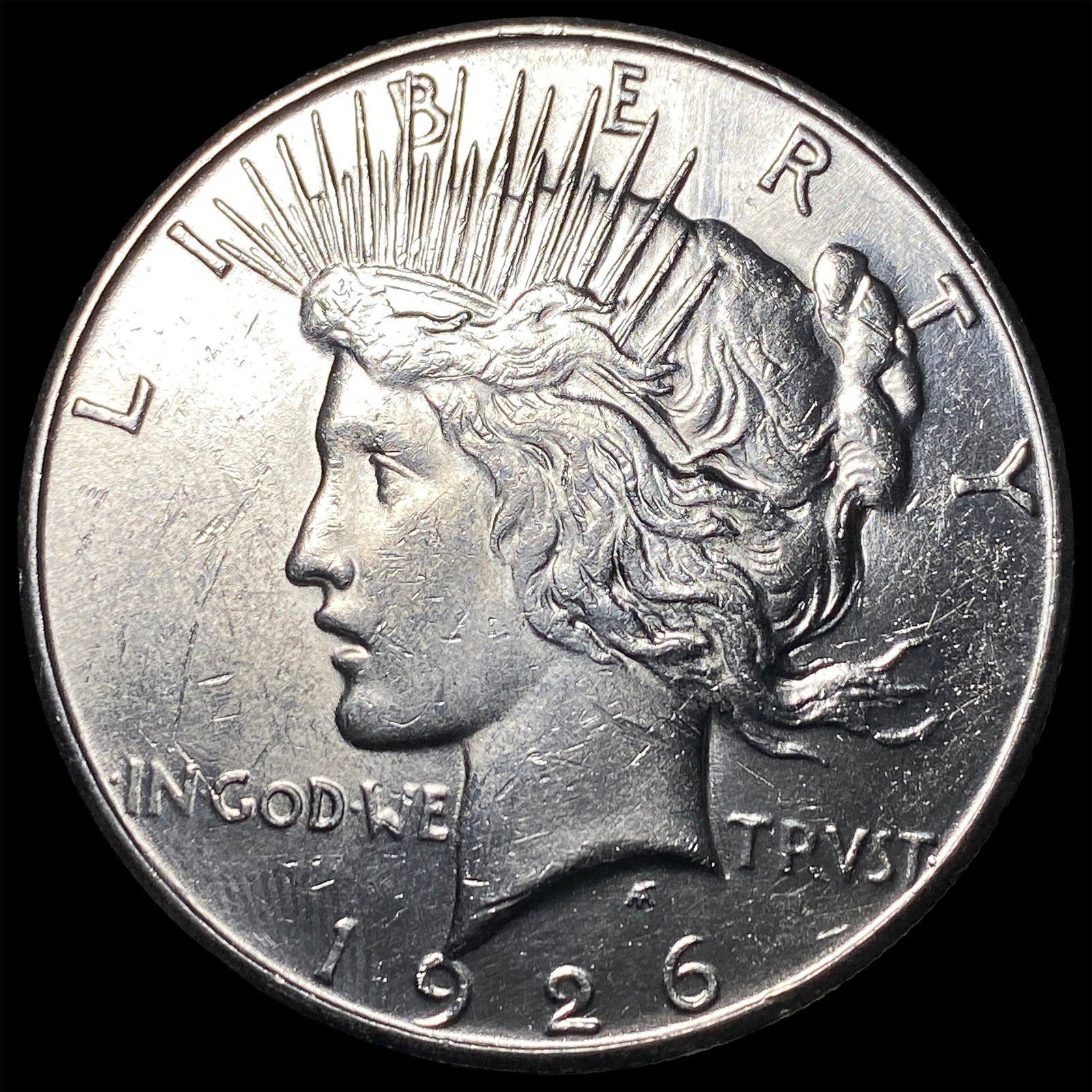 1926 Peace Silver Dollar CLOSELY UNCIRCULATED: 1926 Peace Silver Dollar CLOSELY UNCIRCULATED