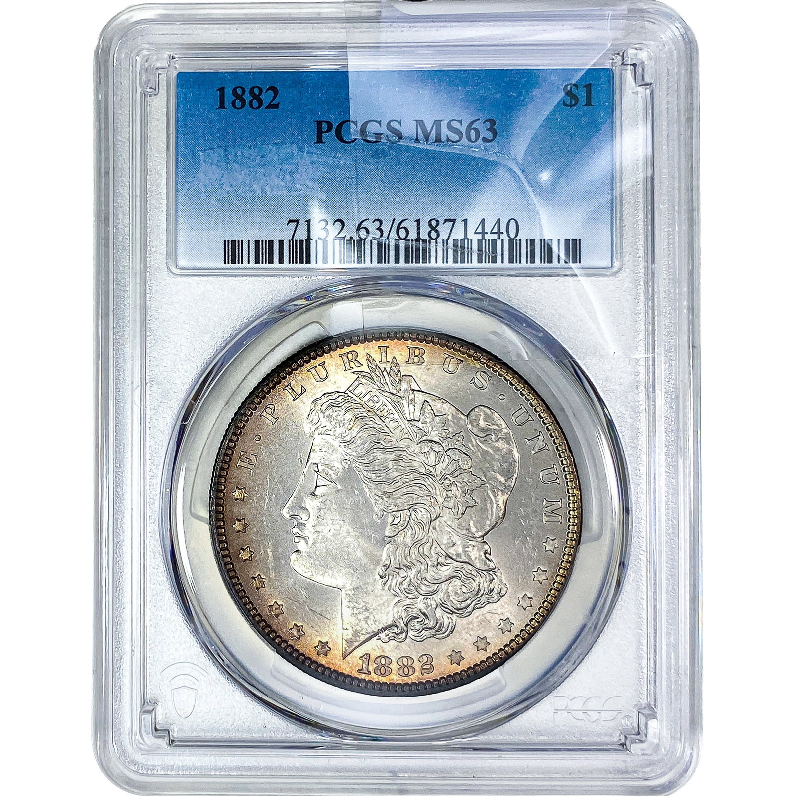 1882 Morgan Silver Dollar PCGS MS63 (1 of 2)