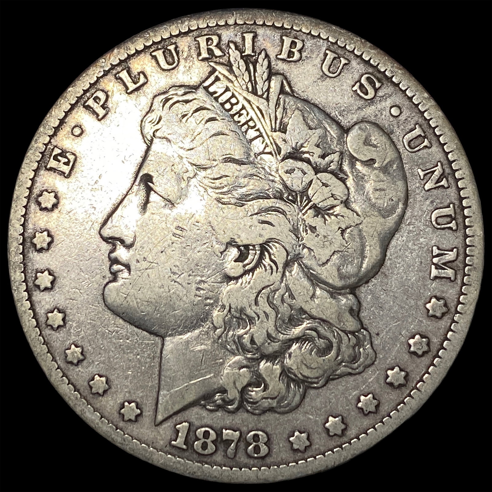 1878-S Silver Morgan Dollar NEARLY UNCIRCULATED: 1878-S Silver Morgan Dollar NEARLY UNCIRCULATED