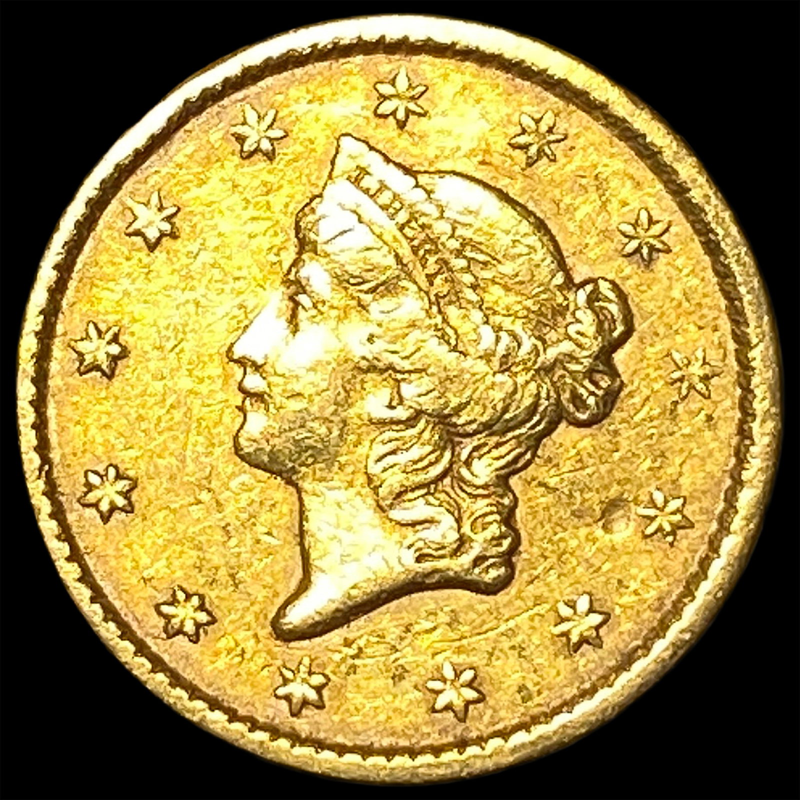 1851 Gold $1 Type 1 NEARLY UNCIRCULATED (1 of 2)