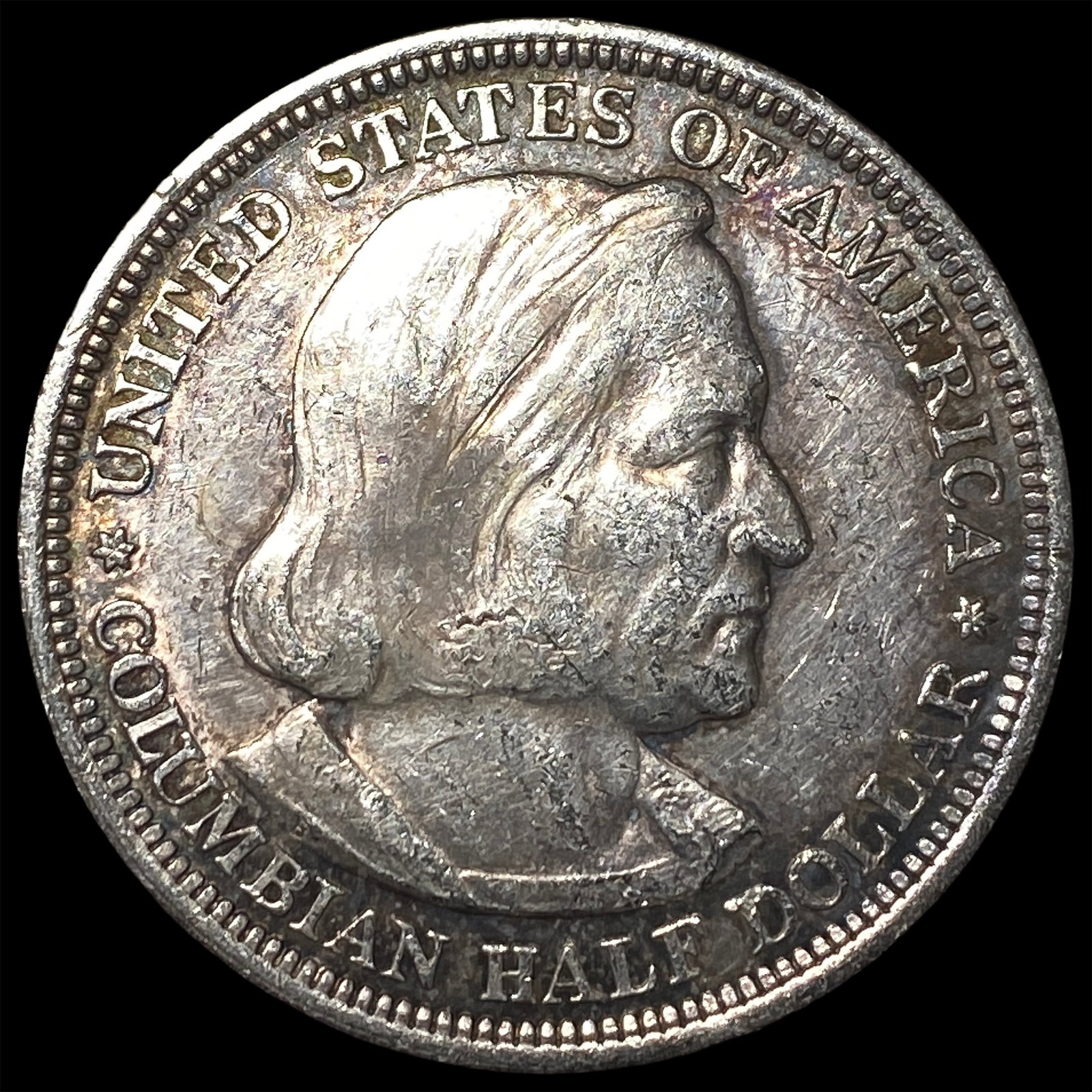 1893 Columbian Exposition Half Dollar NEARLY UNCIRCULATED (1 of 2)
