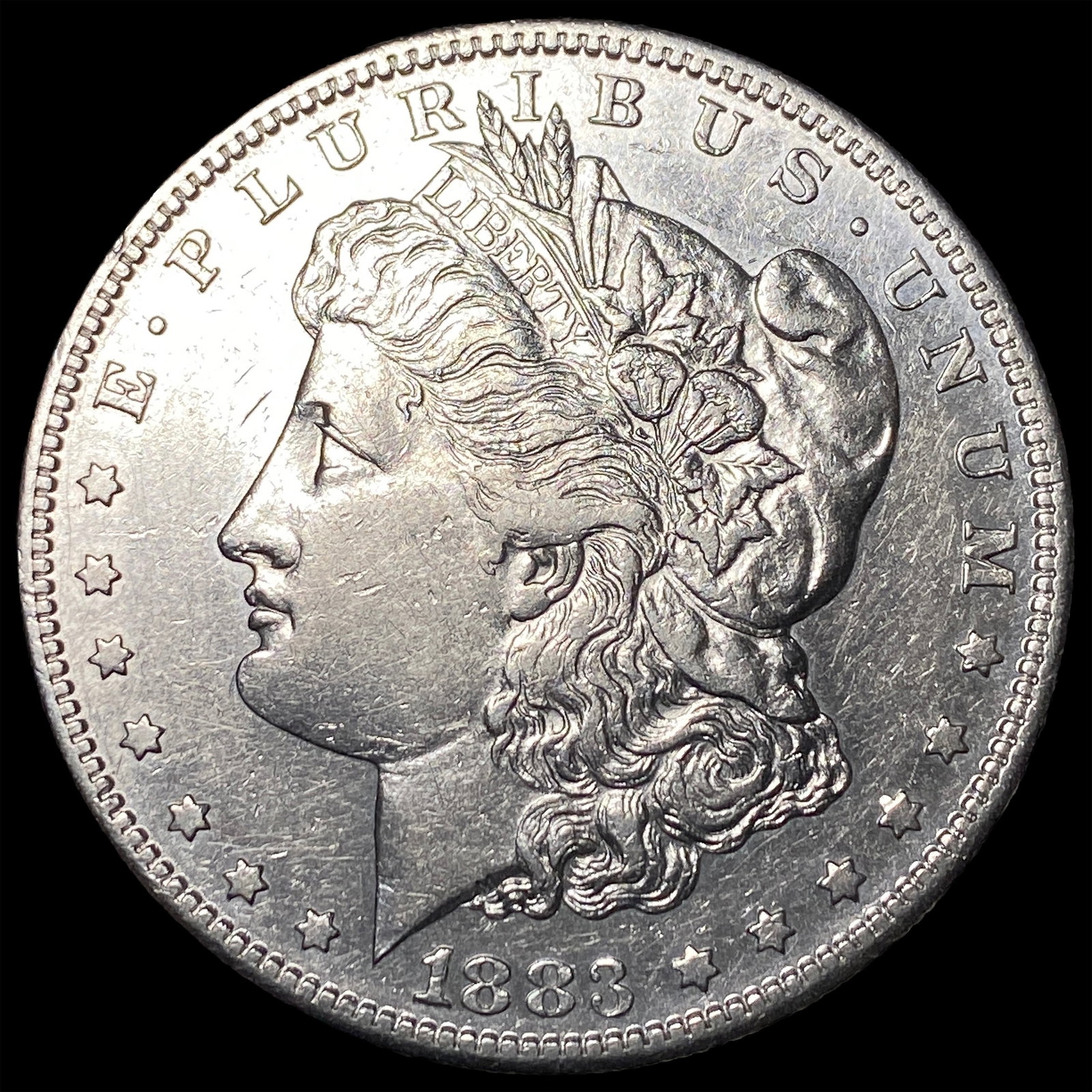1883-S Silver Morgan Dollar CHOICE AU: 1883-S Silver Morgan Dollar CHOICE AU