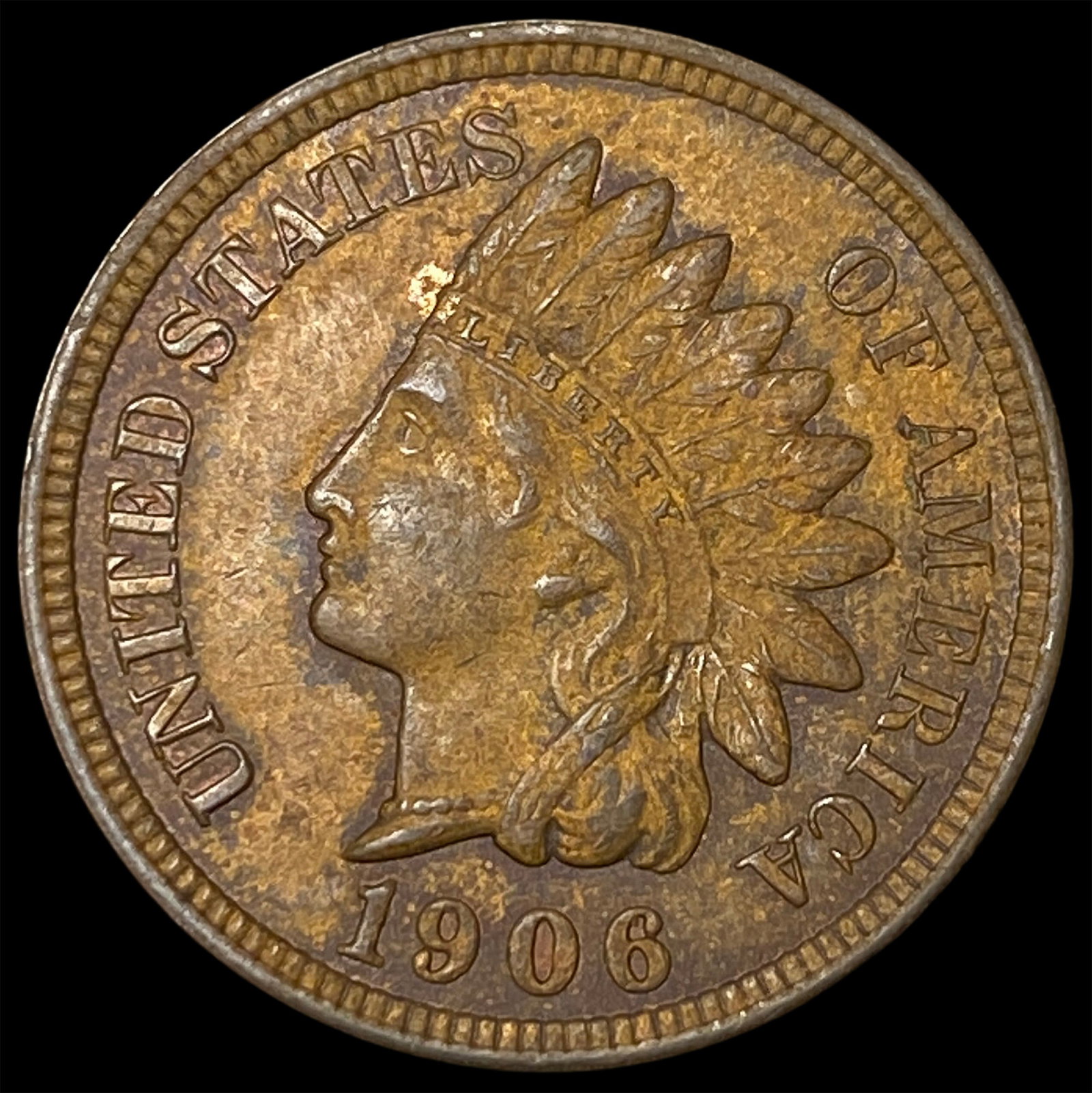 1906 Indian Head Cent CHOICE AU (1 of 2)