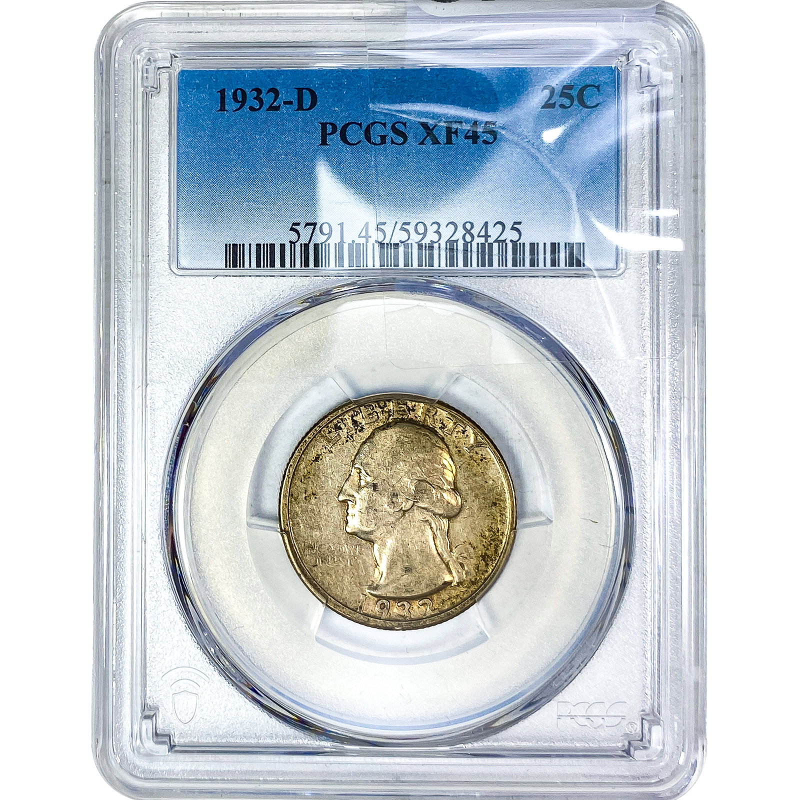 1932-D Washington Silver Quarter PCGS XF45 (1 of 2)