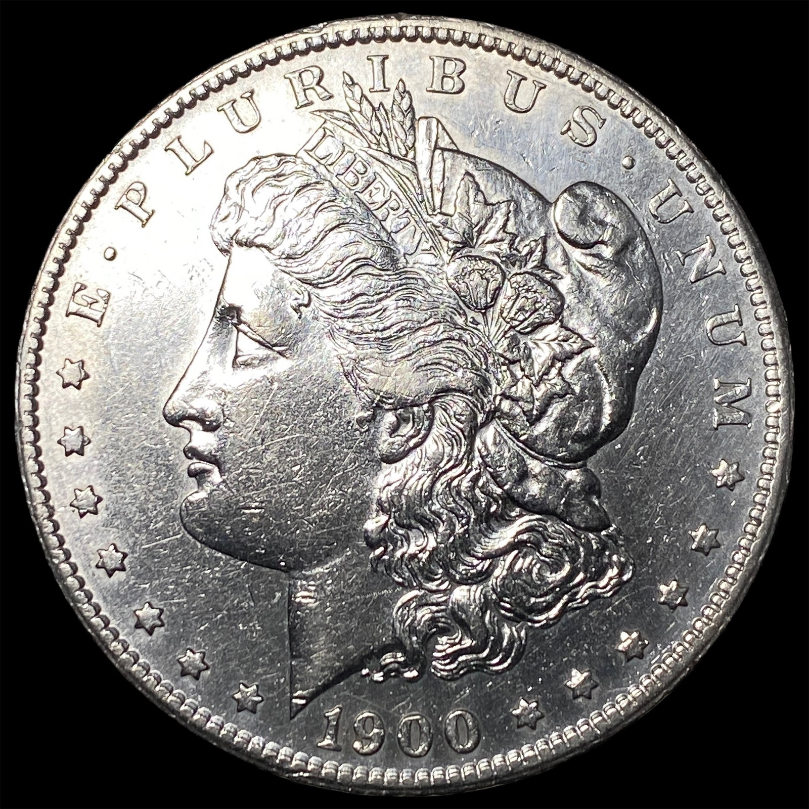 1900-S Morgan Silver Dollar CLOSELY UNCIRCULATED: 1900-S Morgan Silver Dollar CLOSELY UNCIRCULATED