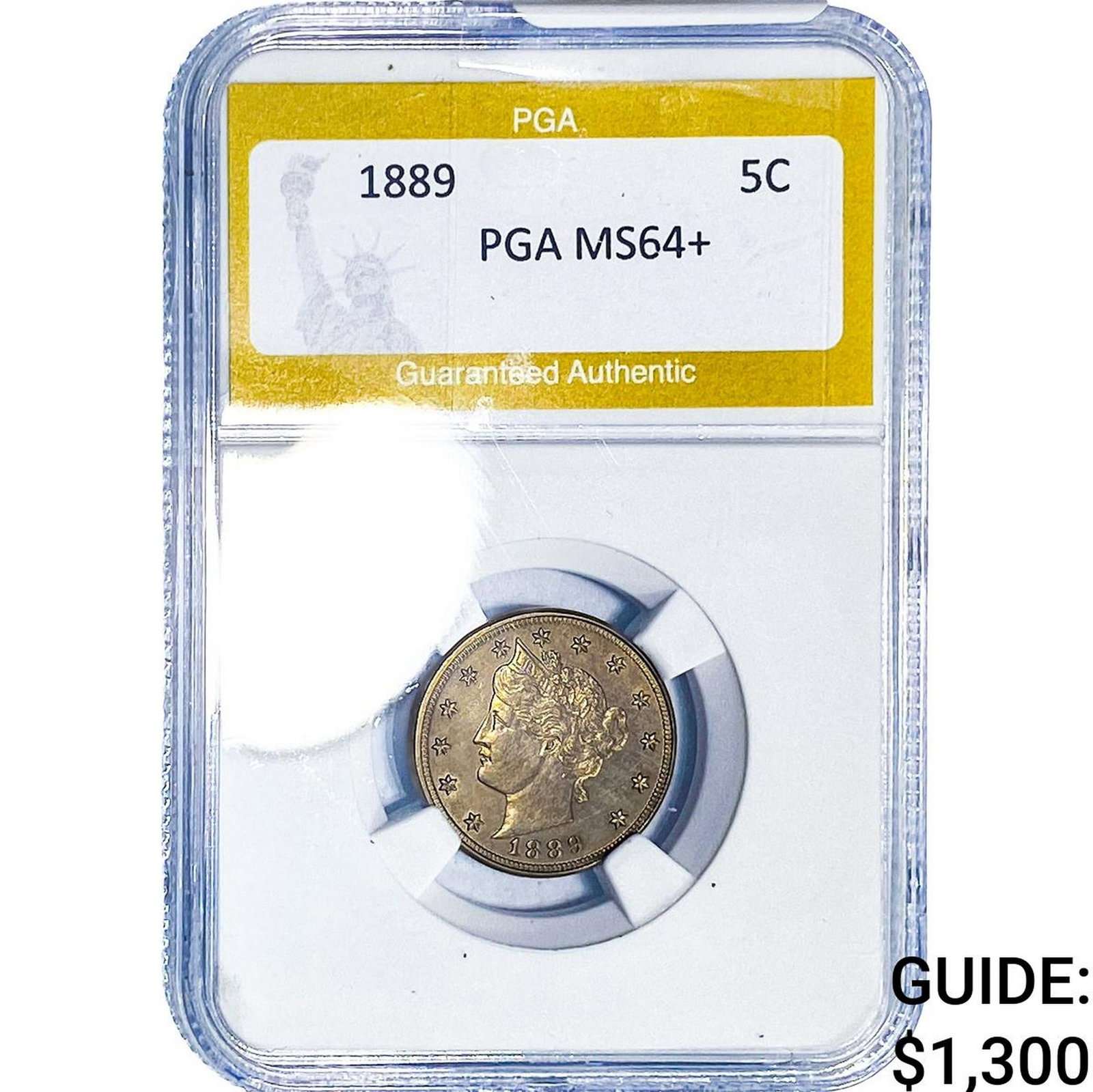 1889 Liberty Victory Nickel PGA MS64+ (1 of 2)