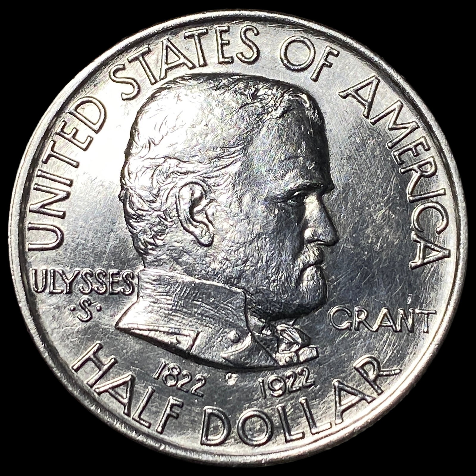 1922-S Silver Half Dollar Grant Commemorative CHOICE AU (1 of 2)
