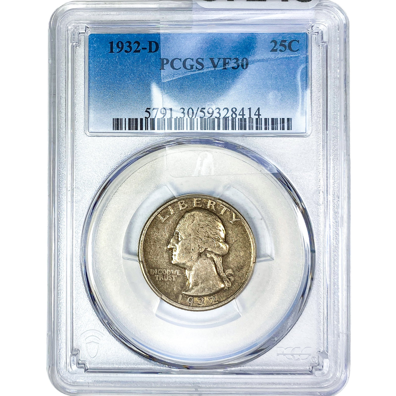 1932-D Washington Silver Quarter PCGS VF30 (1 of 2)