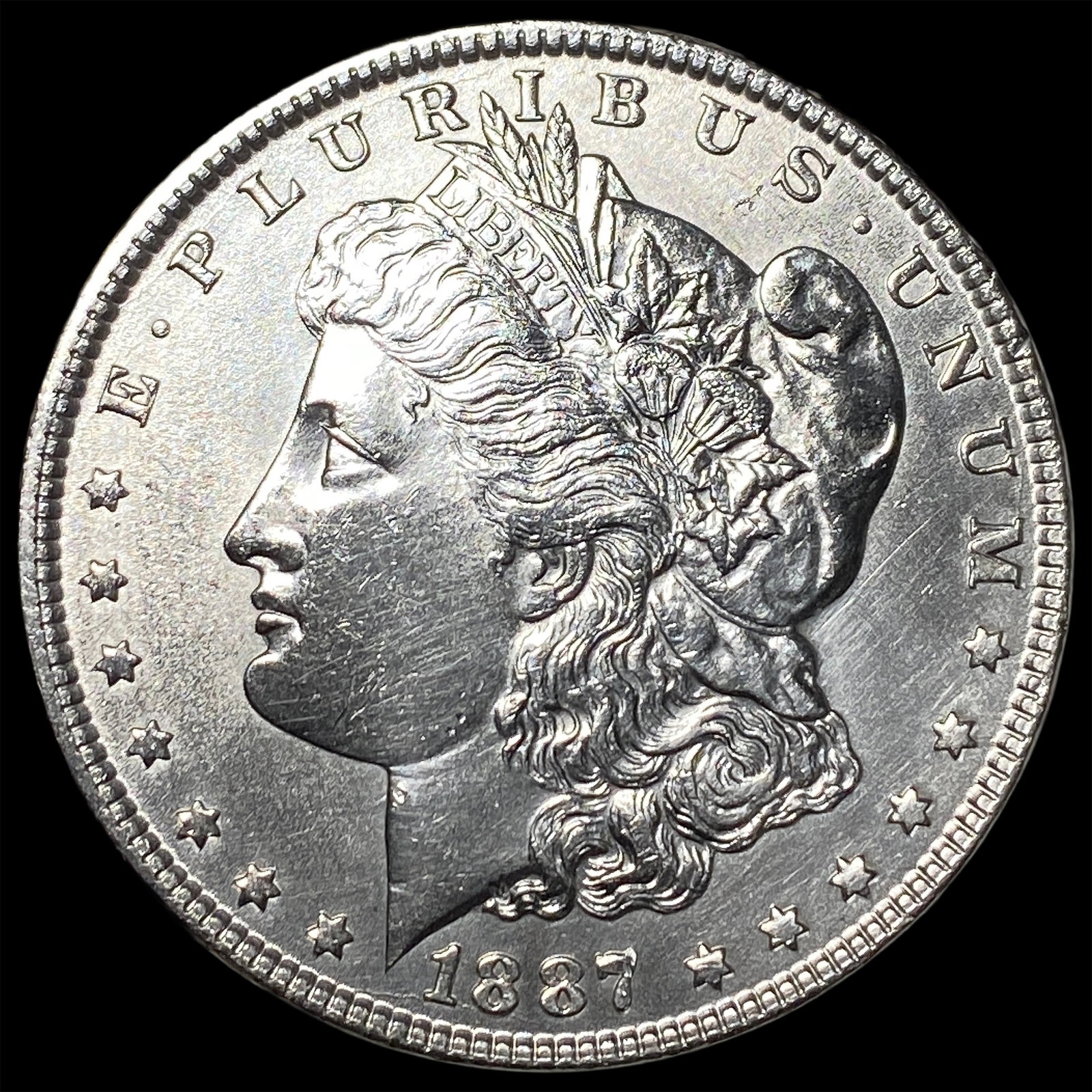 1887 Silver Morgan Dollar CHOICE BU: 1887 Silver Morgan Dollar CHOICE BU