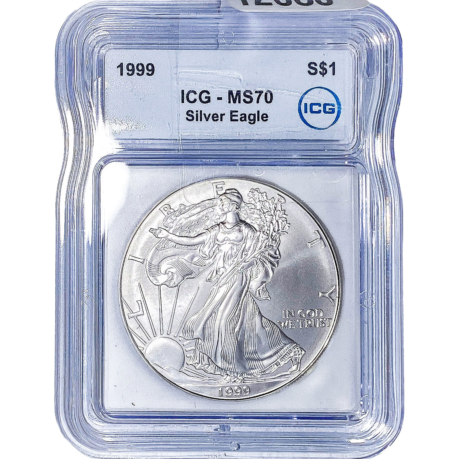 1999 Silver Eagle ICG MS70: 1999 Silver Eagle ICG MS70