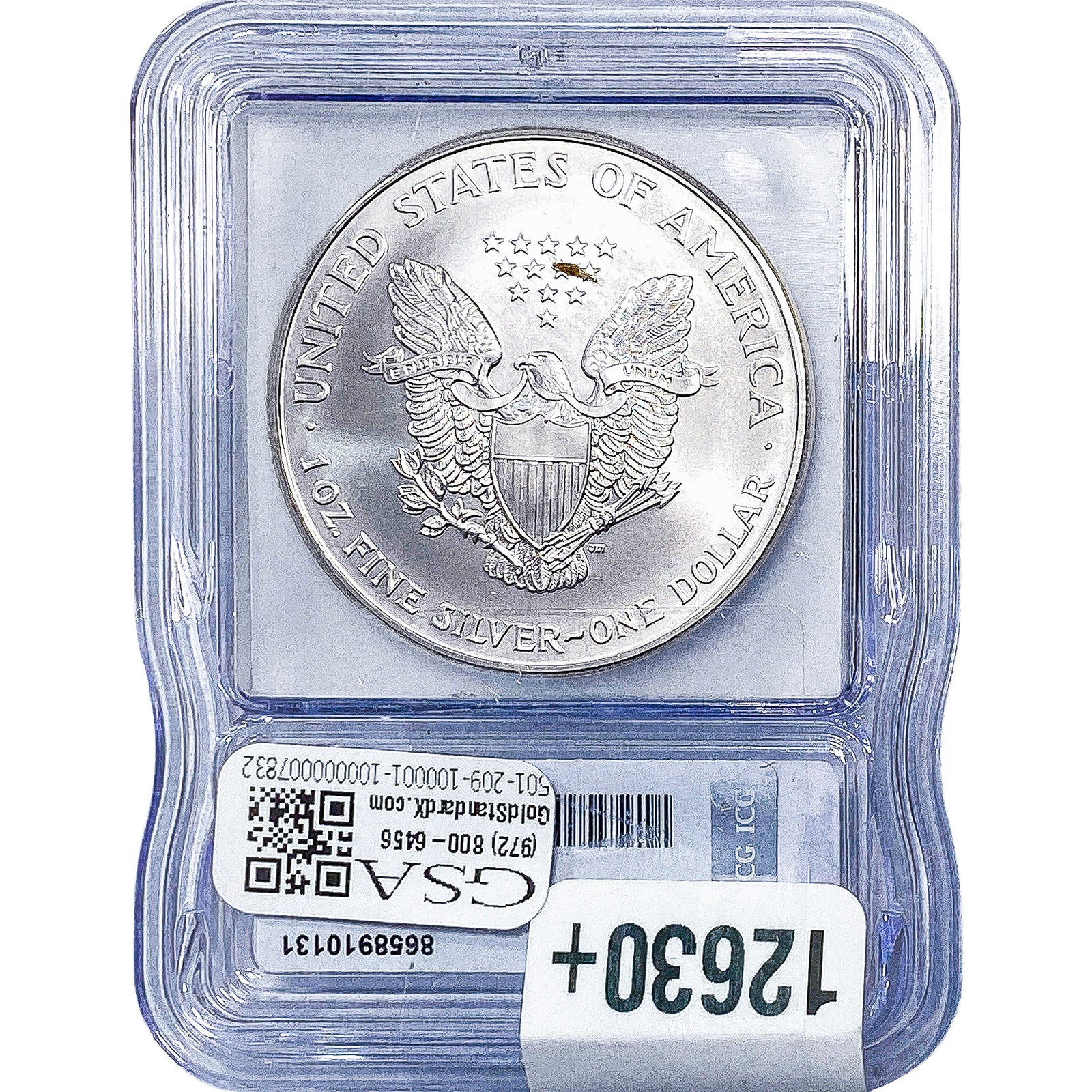 1999 Silver Eagle ICG MS70 - 2