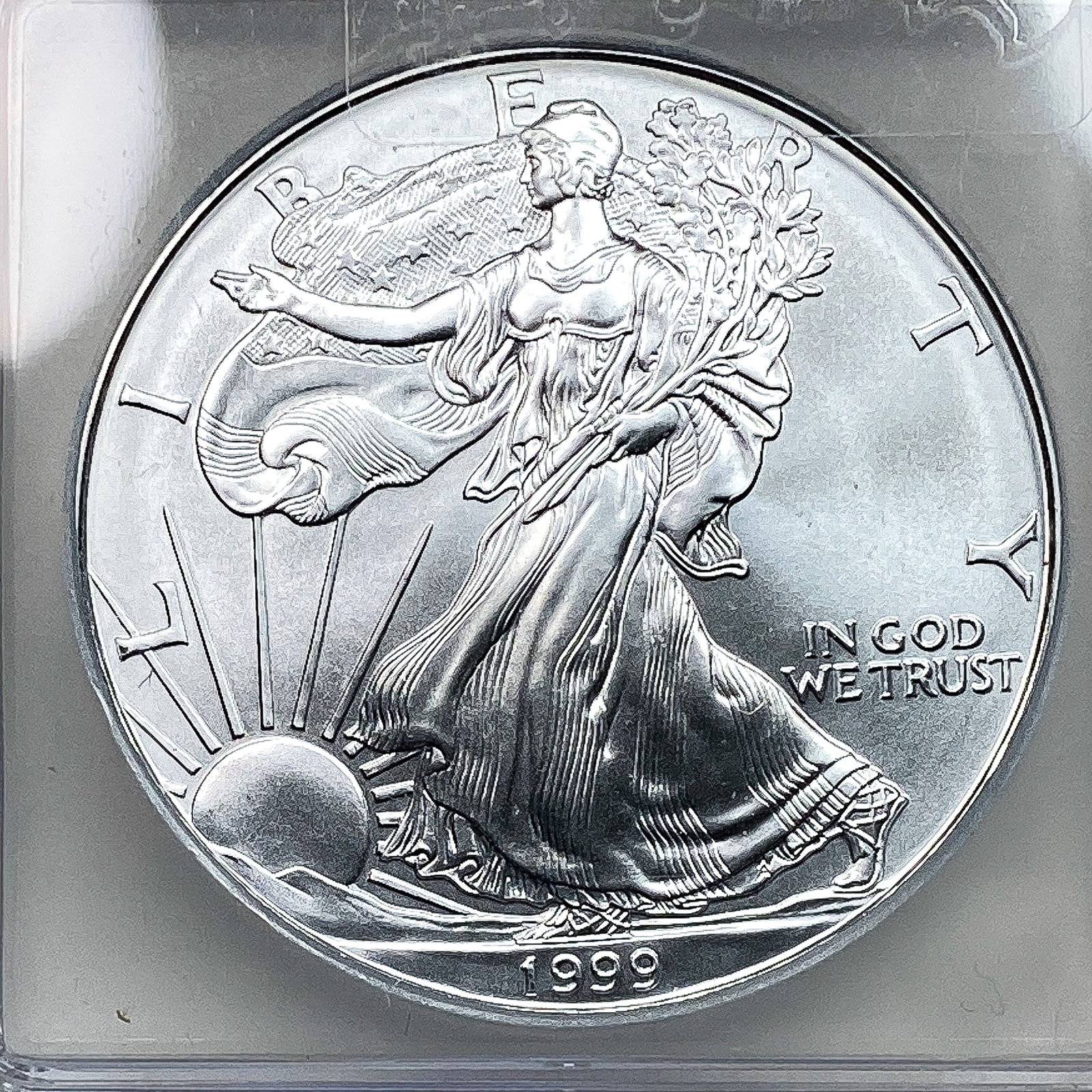 1999 Silver Eagle ICG MS70 - 3
