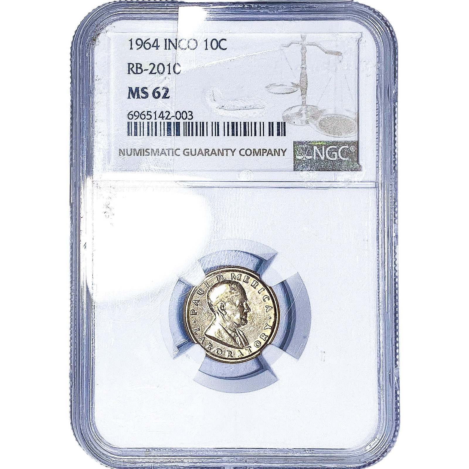 1964 Inco 10C NGC MS62 (1 of 4)