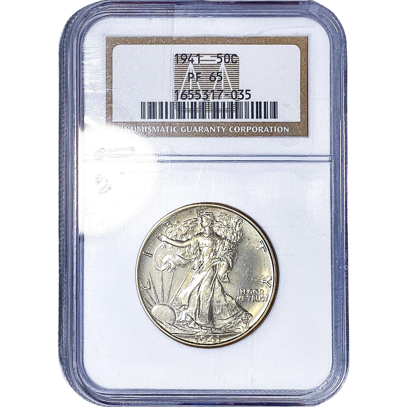 1941 Walking Liberty Half Dollar NGC PF65 (1 of 4)