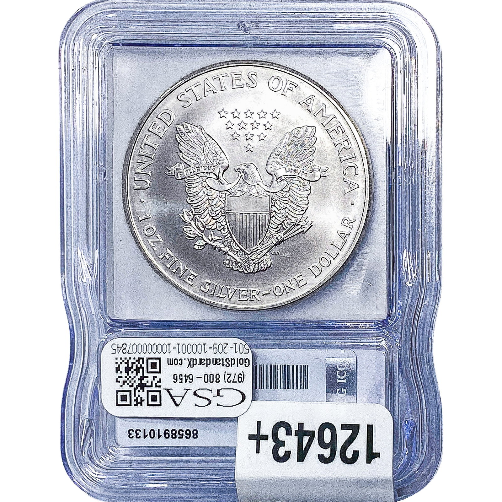 1999 Silver Eagle ICG MS70 - 2