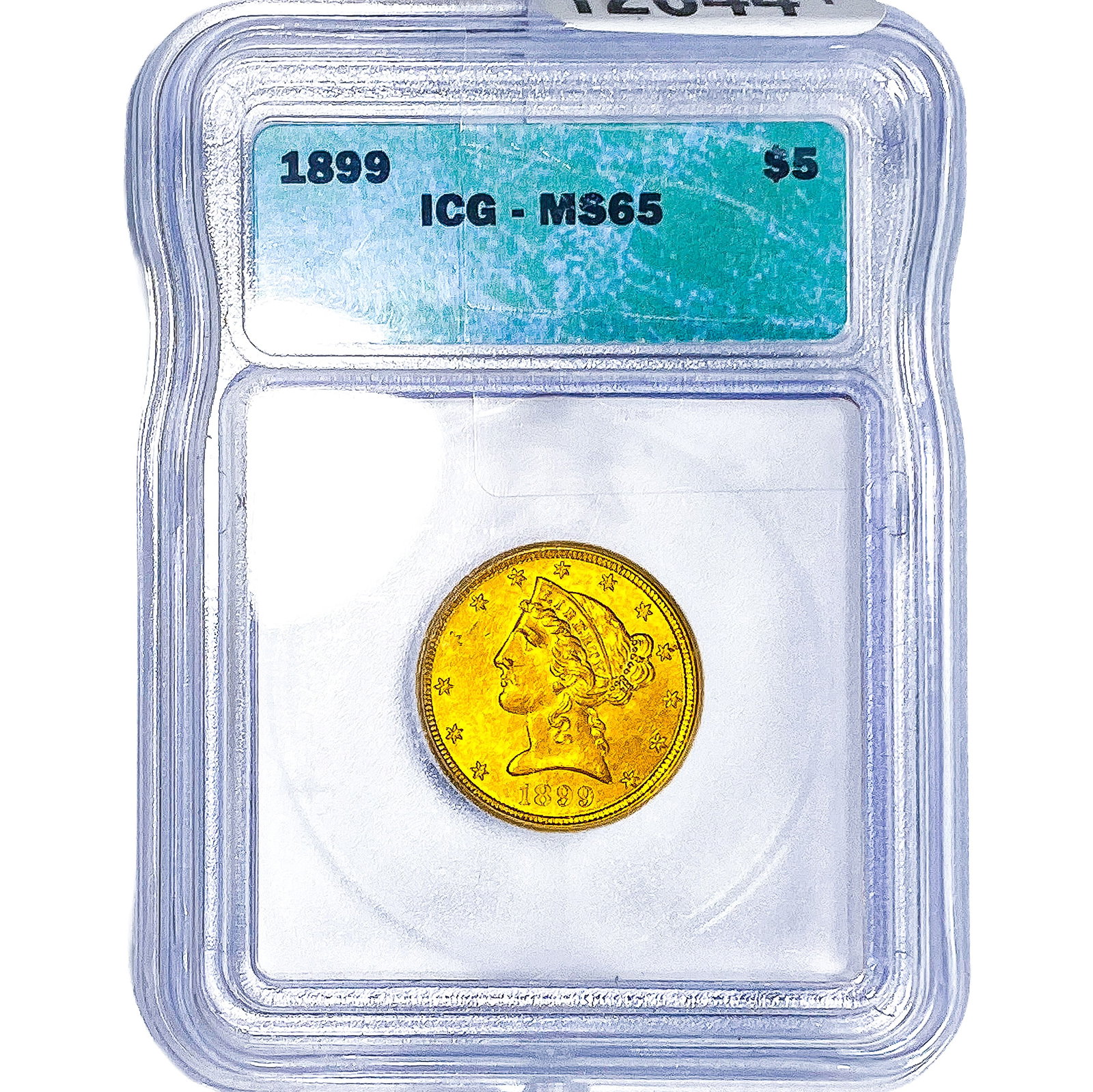 1899 $5 Gold Half Eagle ICG MS65: 1899 $5 Gold Half Eagle ICG MS65
