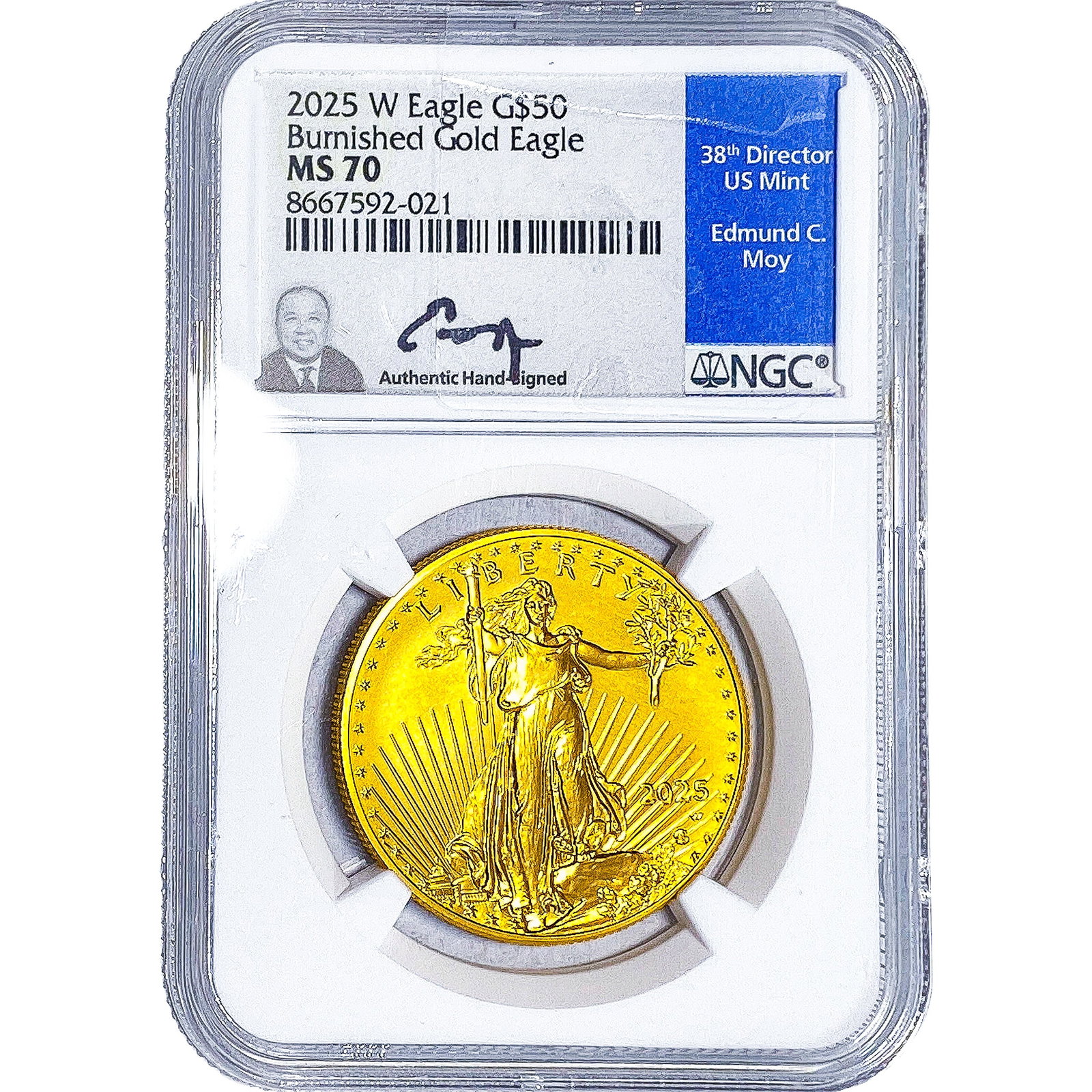 2025-W Gold $50 American Eagle 1oz NGC MS70 (1 of 4)