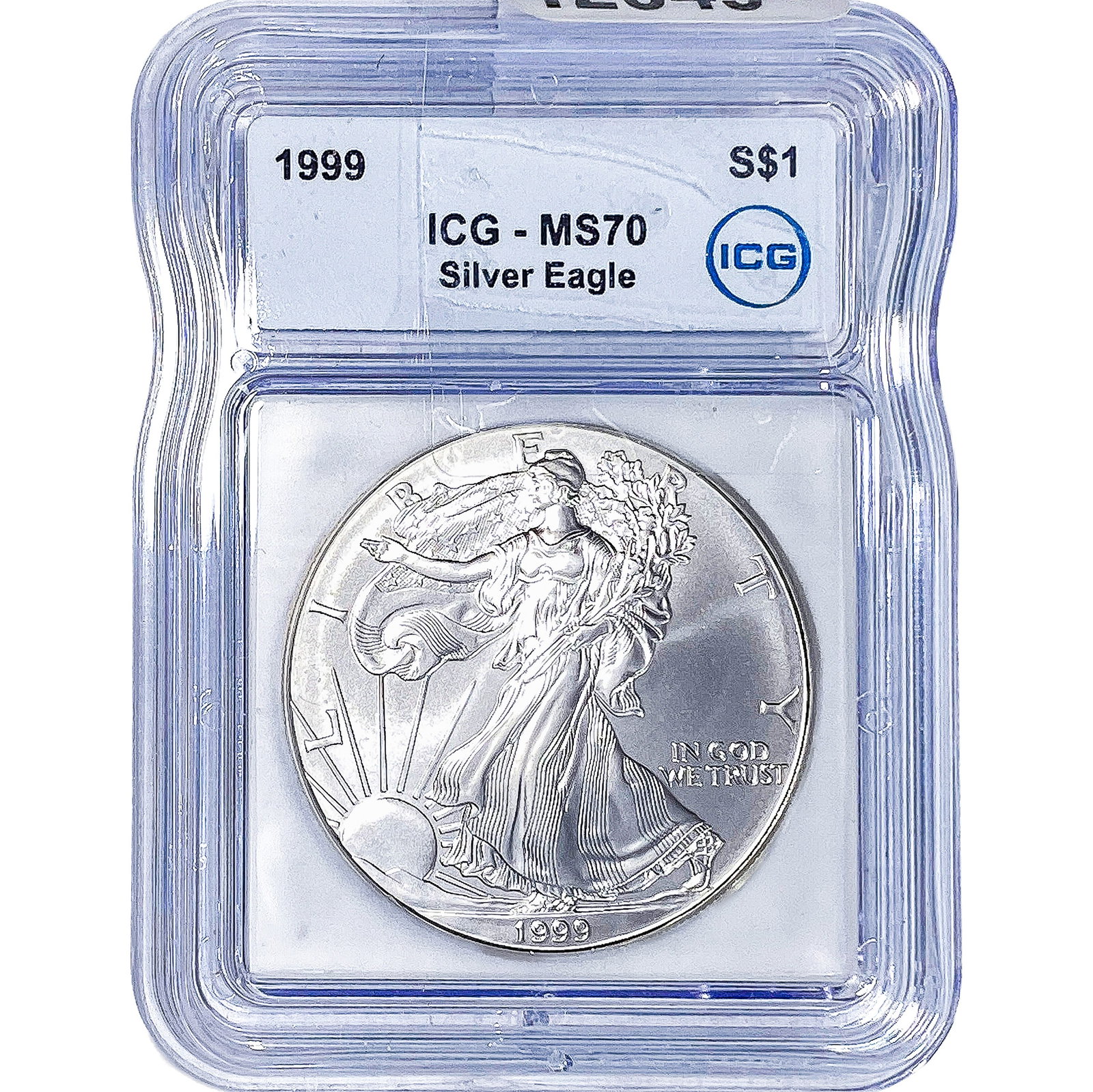 1999 Silver Eagle ICG MS70: 1999 Silver Eagle ICG MS70