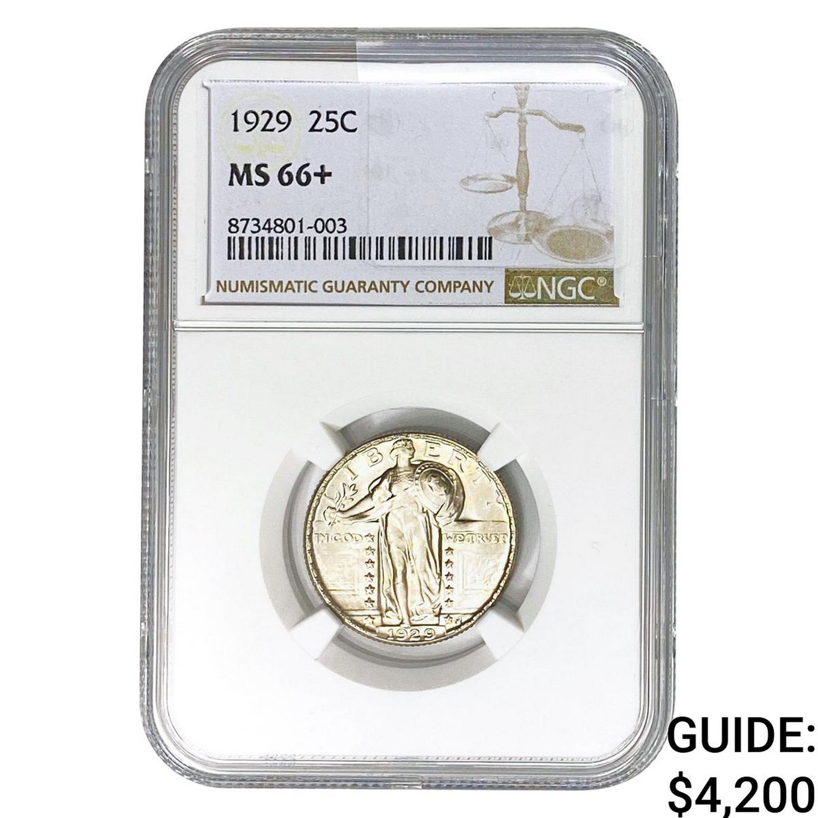1929 Standing Liberty Quarter NGC MS66+ (1 of 2)