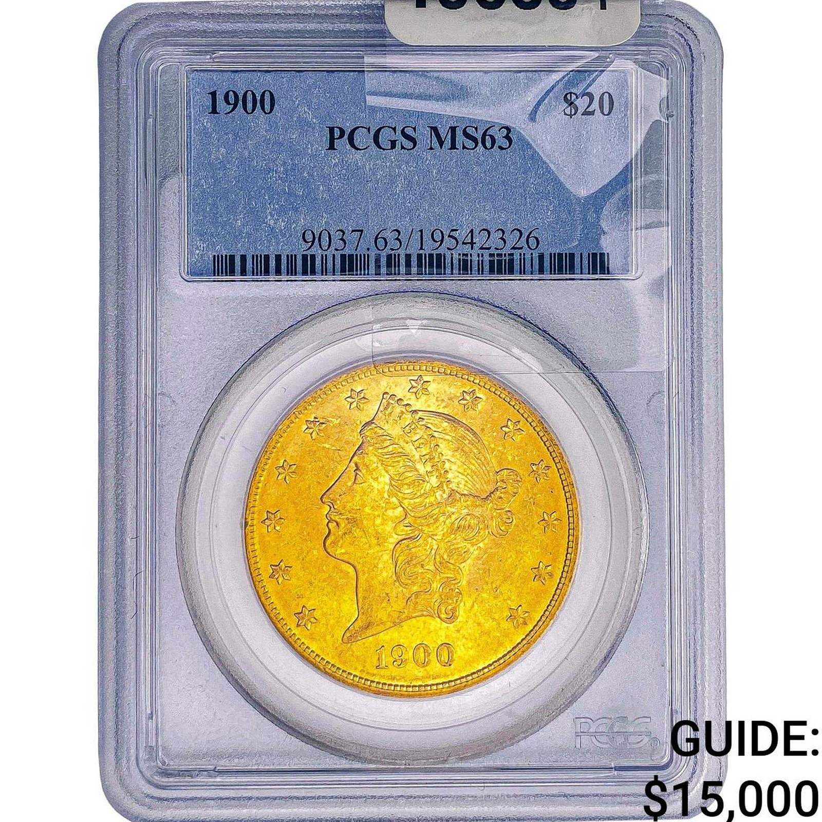 1900 $20 Gold Double Eagle PCGS MS63 (1 of 2)