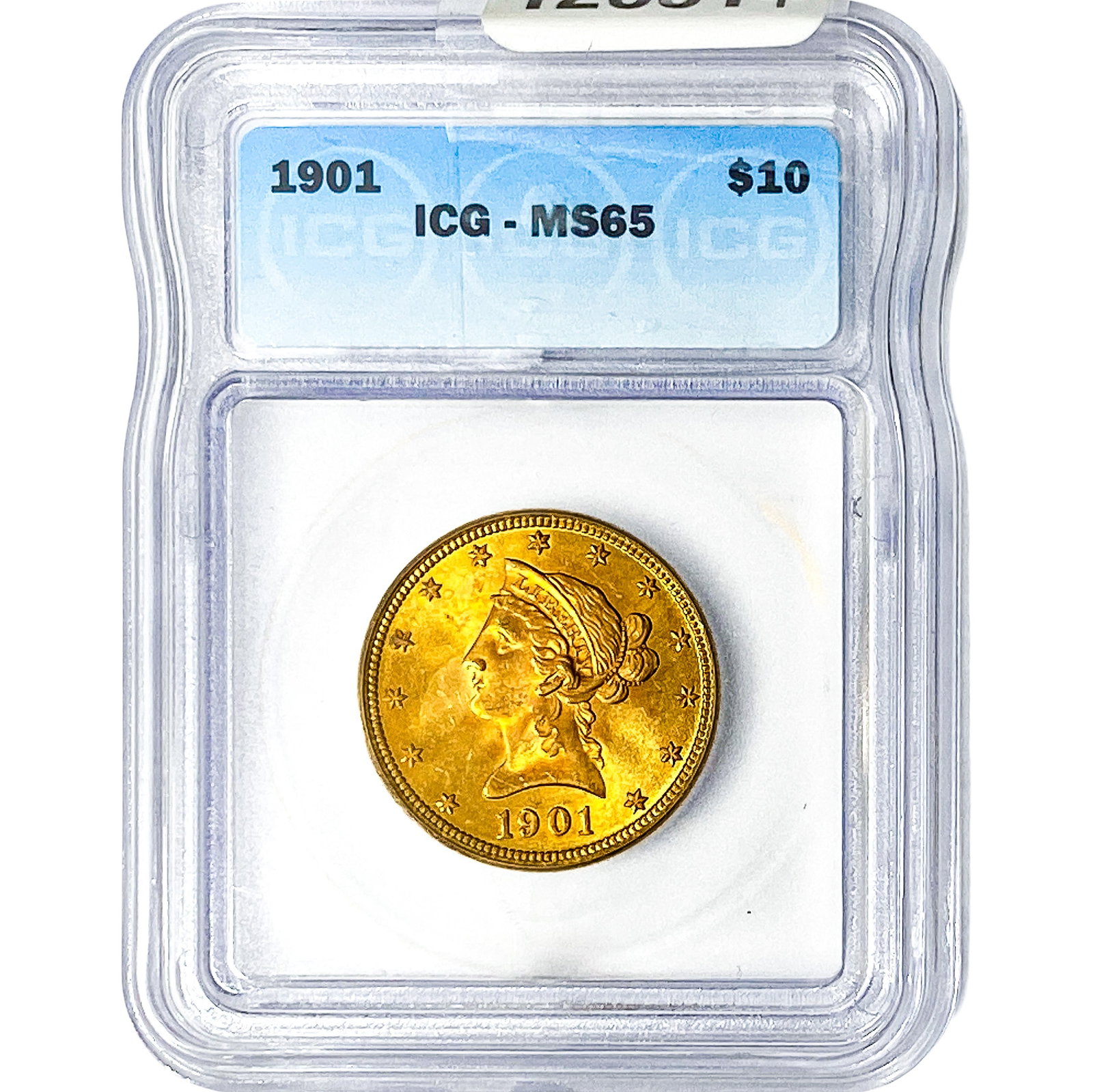 1901 $10 Gold Eagle ICG MS65: 1901 $10 Gold Eagle ICG MS65