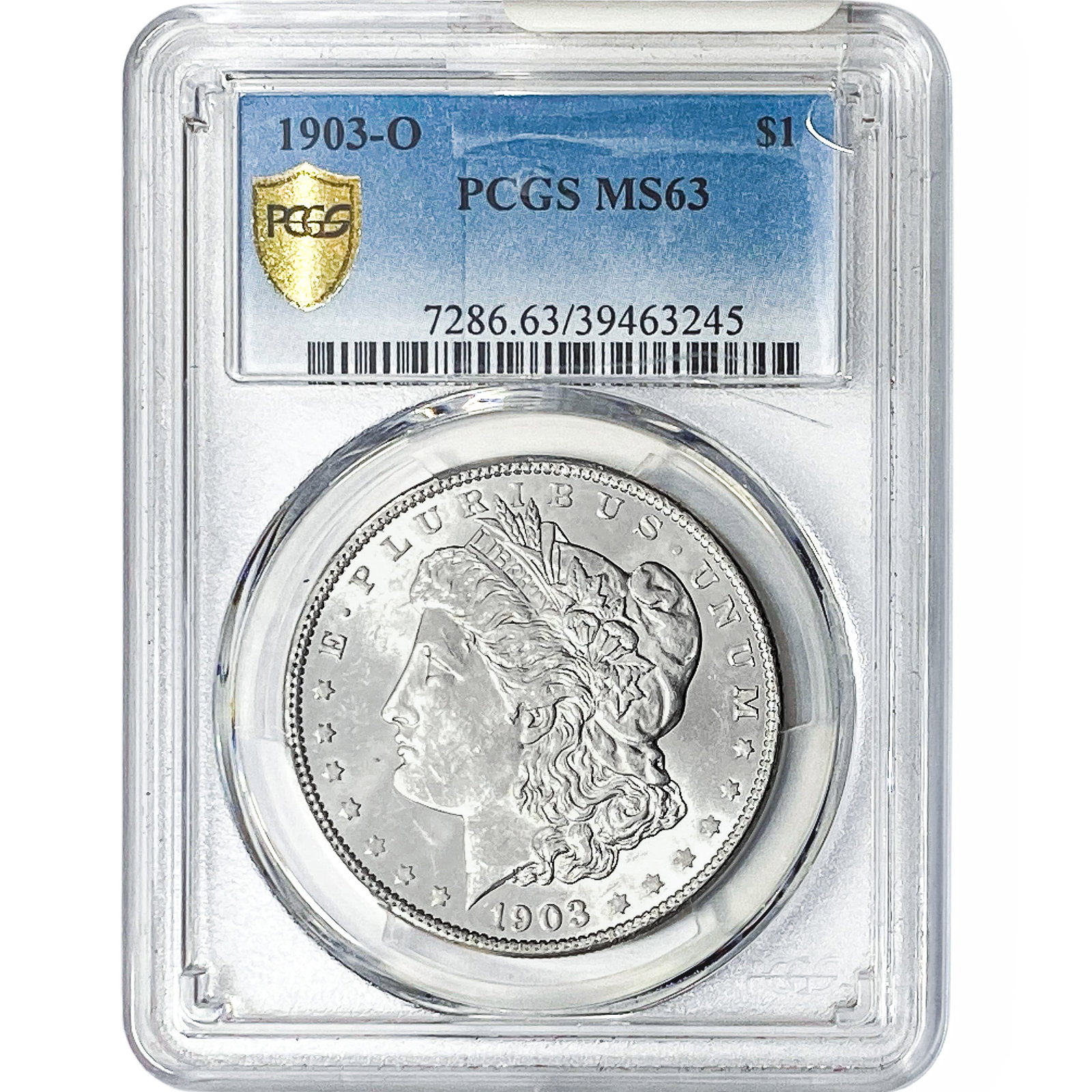 1903-O Morgan Silver Dollar PCGS MS63: 1903-O Morgan Silver Dollar PCGS MS63