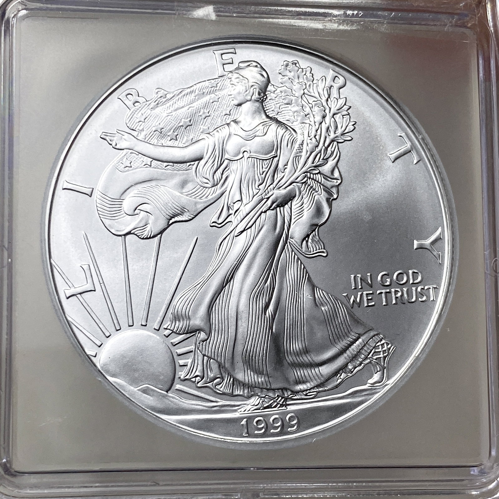 1999 Silver Eagle ICG MS70 - 3