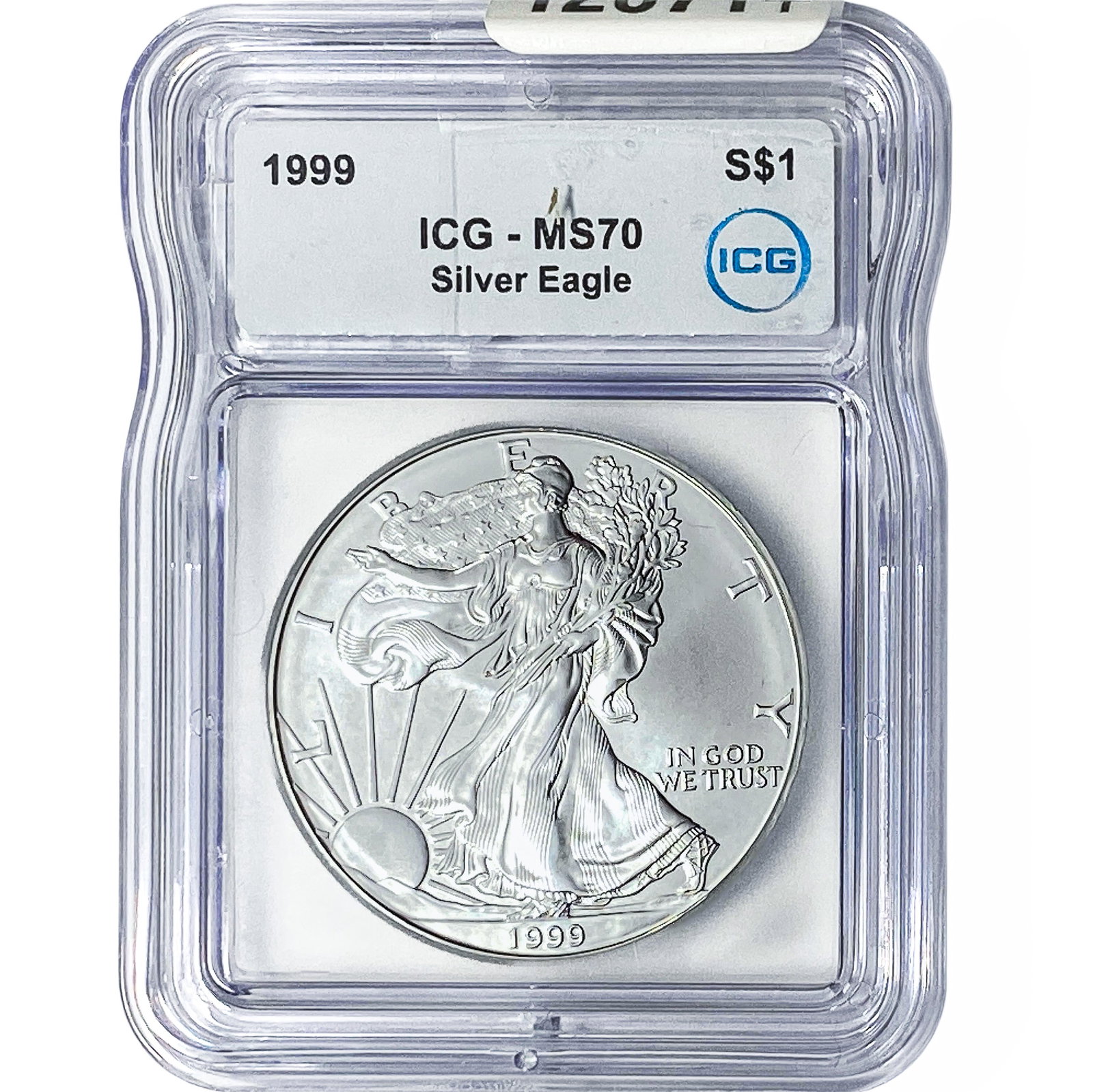 1999 Silver Eagle ICG MS70: 1999 Silver Eagle ICG MS70