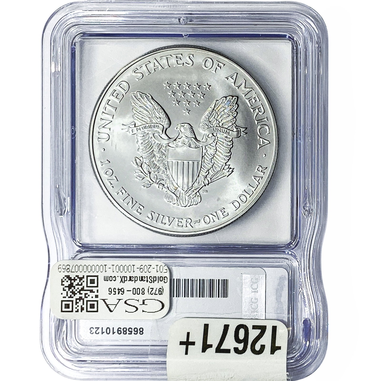 1999 Silver Eagle ICG MS70 - 2