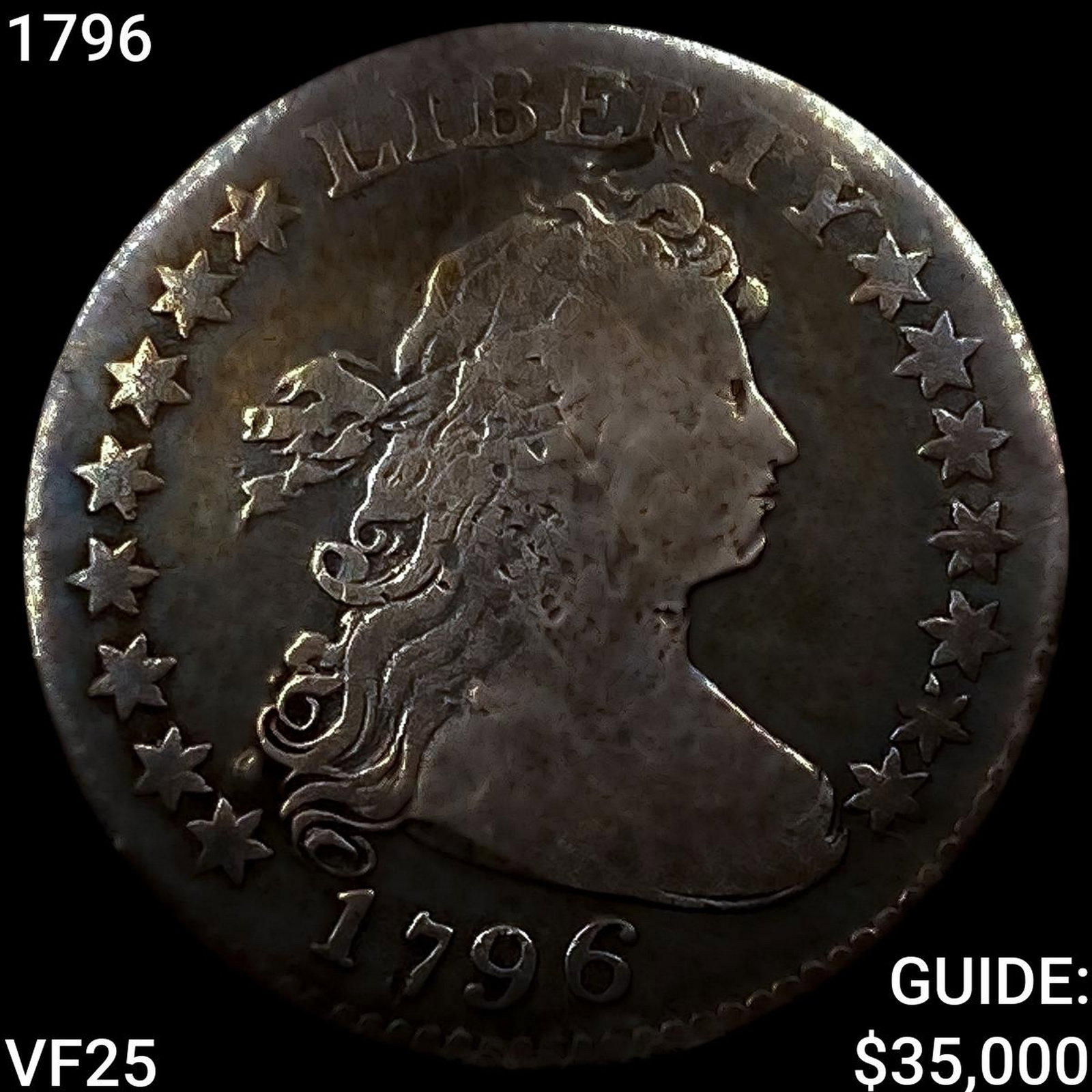 1796 Draped Bust Dime LIGHTLY CIRCULATED (1 of 2)