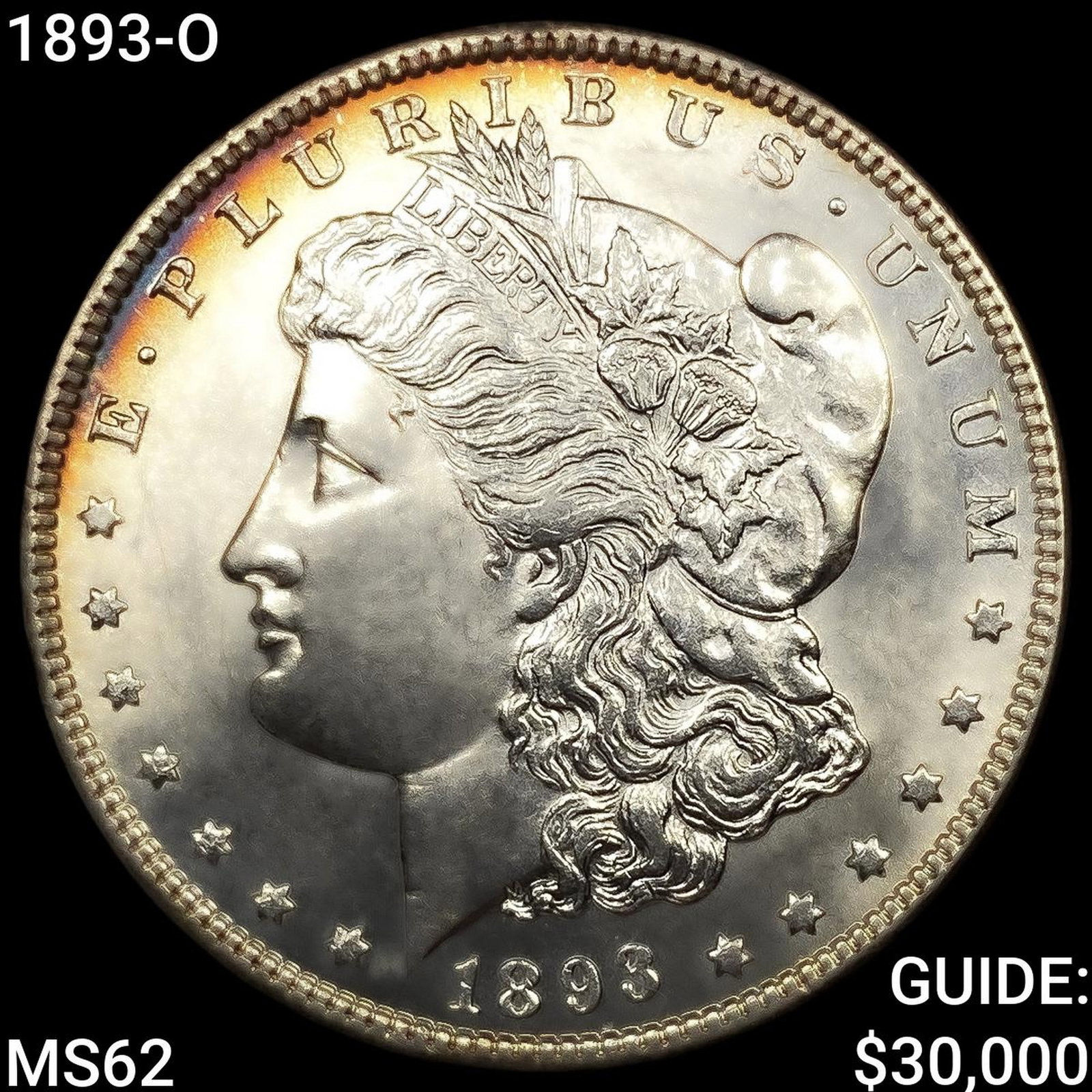 1893-O Morgan Silver Dollar UNCIRCULATED: 1893-O Morgan Silver Dollar UNCIRCULATED