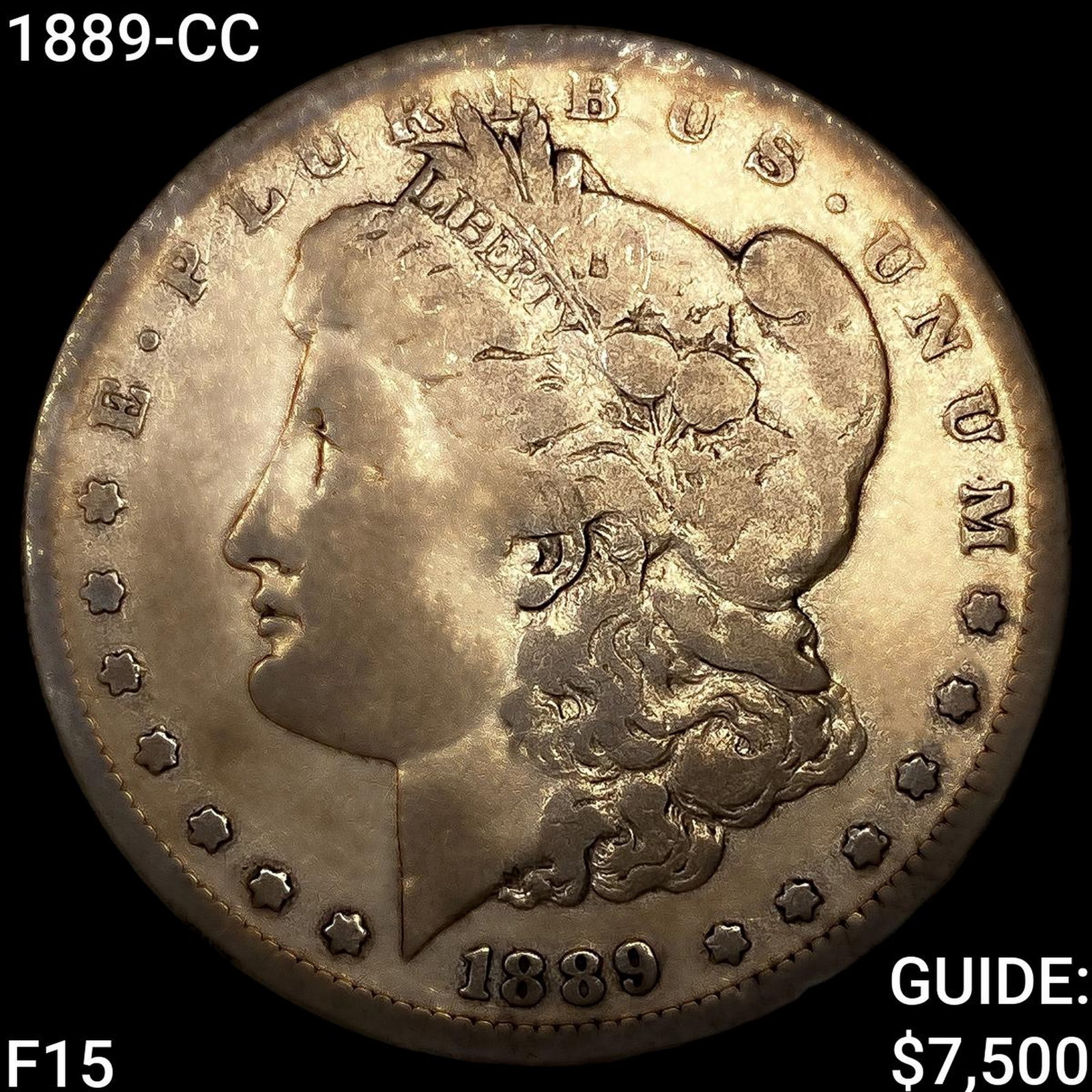 1889-CC Morgan Silver Dollar NICELY CIRCULATED: 1889-CC Morgan Silver Dollar NICELY CIRCULATED