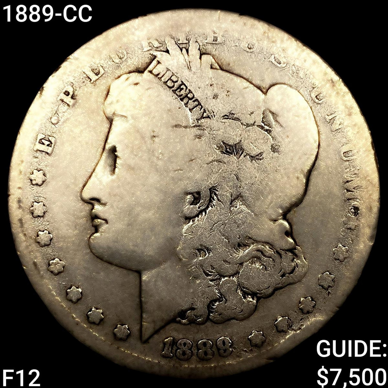 1889-CC Morgan Silver Dollar NICELY CIRCULATED: 1889-CC Morgan Silver Dollar NICELY CIRCULATED