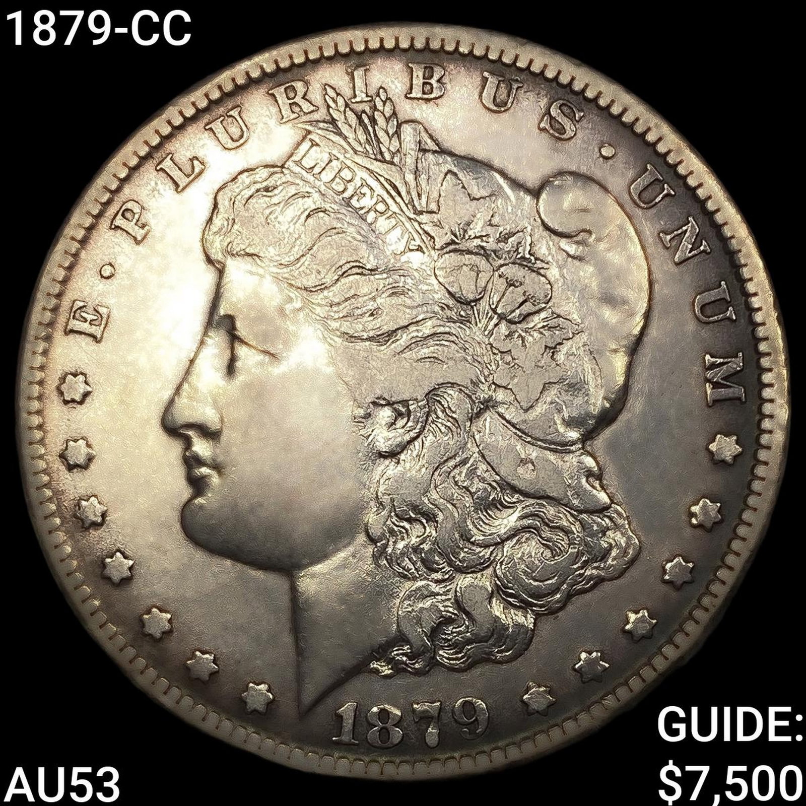 1879-CC Morgan Silver Dollar CLOSELY UNCIRCULATED: 1879-CC Morgan Silver Dollar CLOSELY UNCIRCULATED