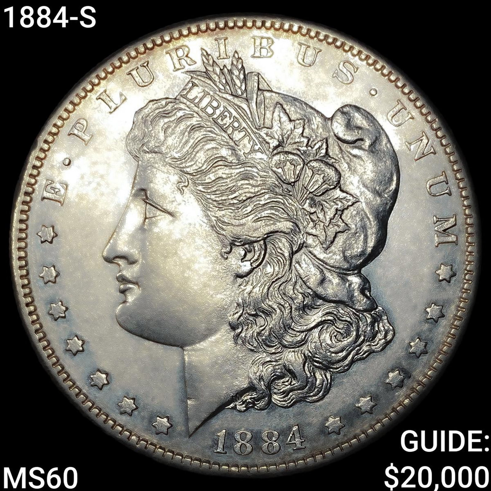 1884-S Morgan Silver Dollar UNCIRCULATED: 1884-S Morgan Silver Dollar UNCIRCULATED