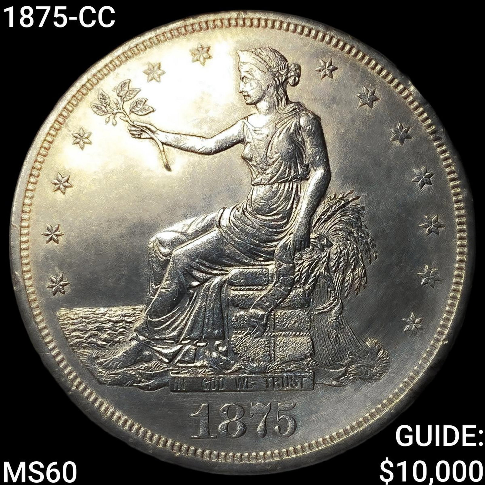 1875-CC Silver Trade Dollar UNCIRCULATED: 1875-CC Silver Trade Dollar UNCIRCULATED