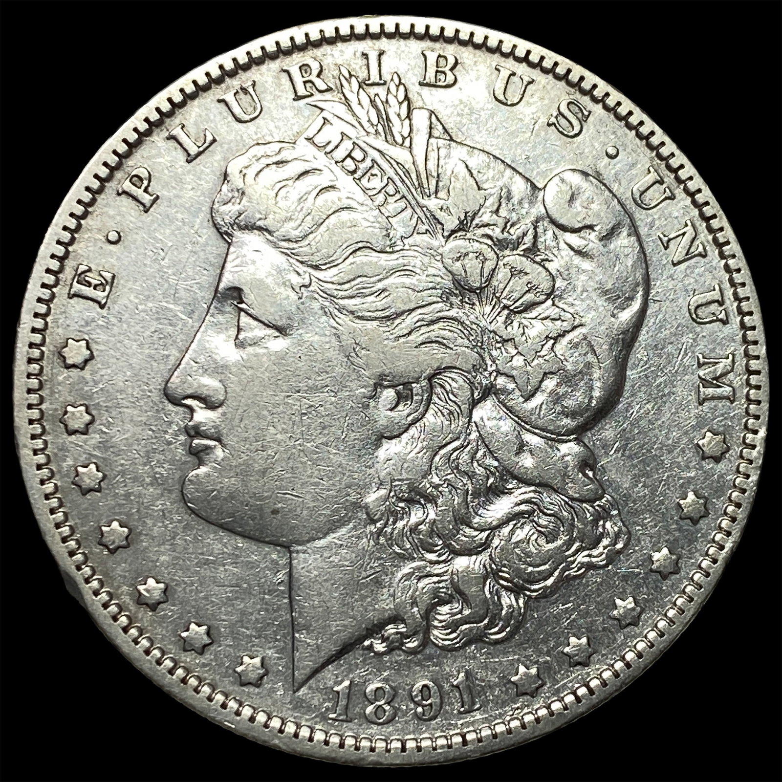 1891-O Silver Morgan Dollar CLOSELY UNCIRCULATED: 1891-O Silver Morgan Dollar CLOSELY UNCIRCULATED