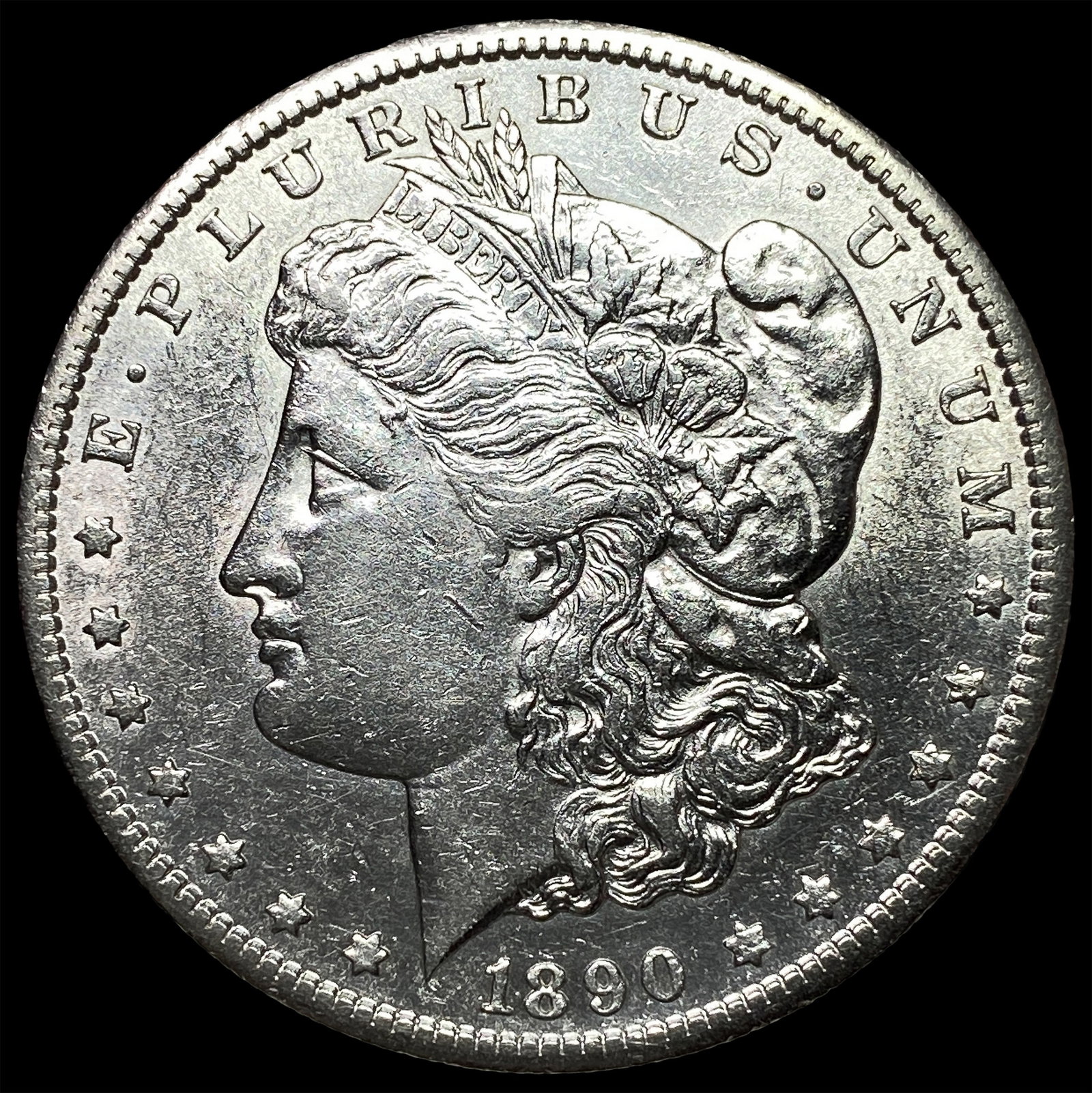 1890-S Silver Morgan Dollar CLOSELY UNCIRCULATED (1 of 2)