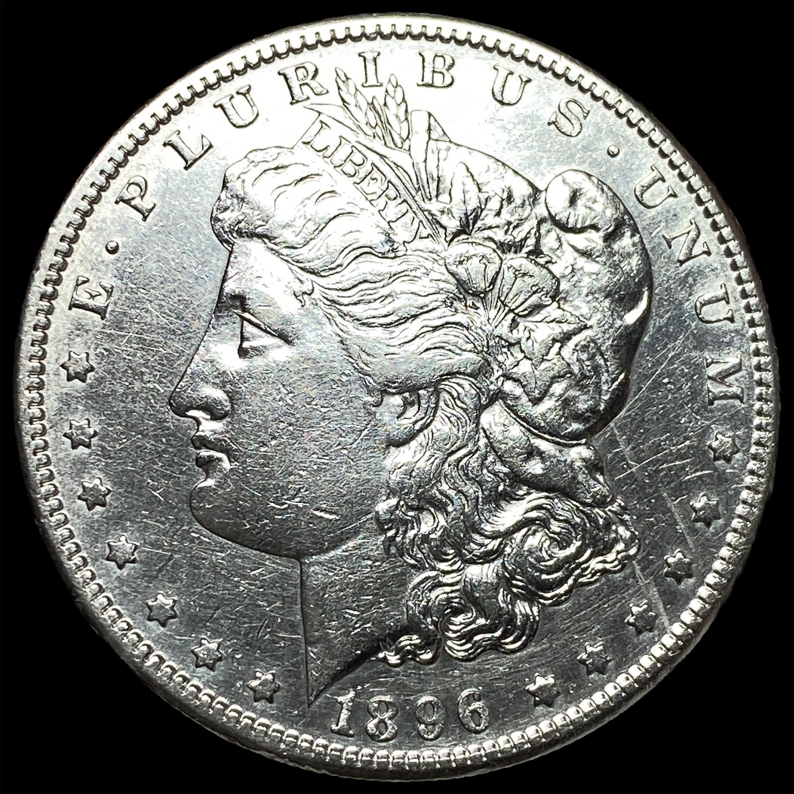 1896-S Silver Morgan Dollar CLOSELY UNCIRCULATED: 1896-S Silver Morgan Dollar CLOSELY UNCIRCULATED