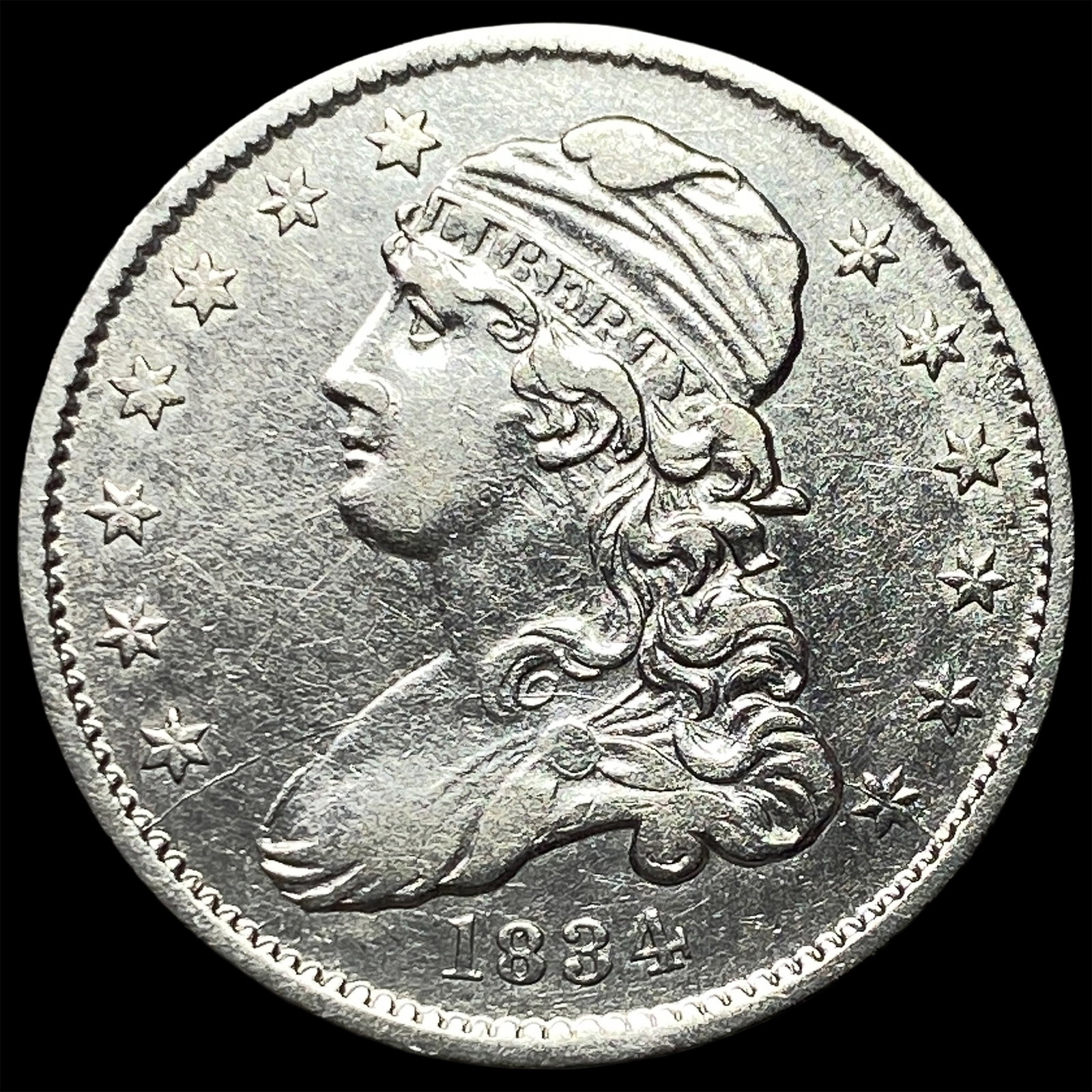 1834 Capped Bust Quarter UNCIRCULATED (1 of 2)