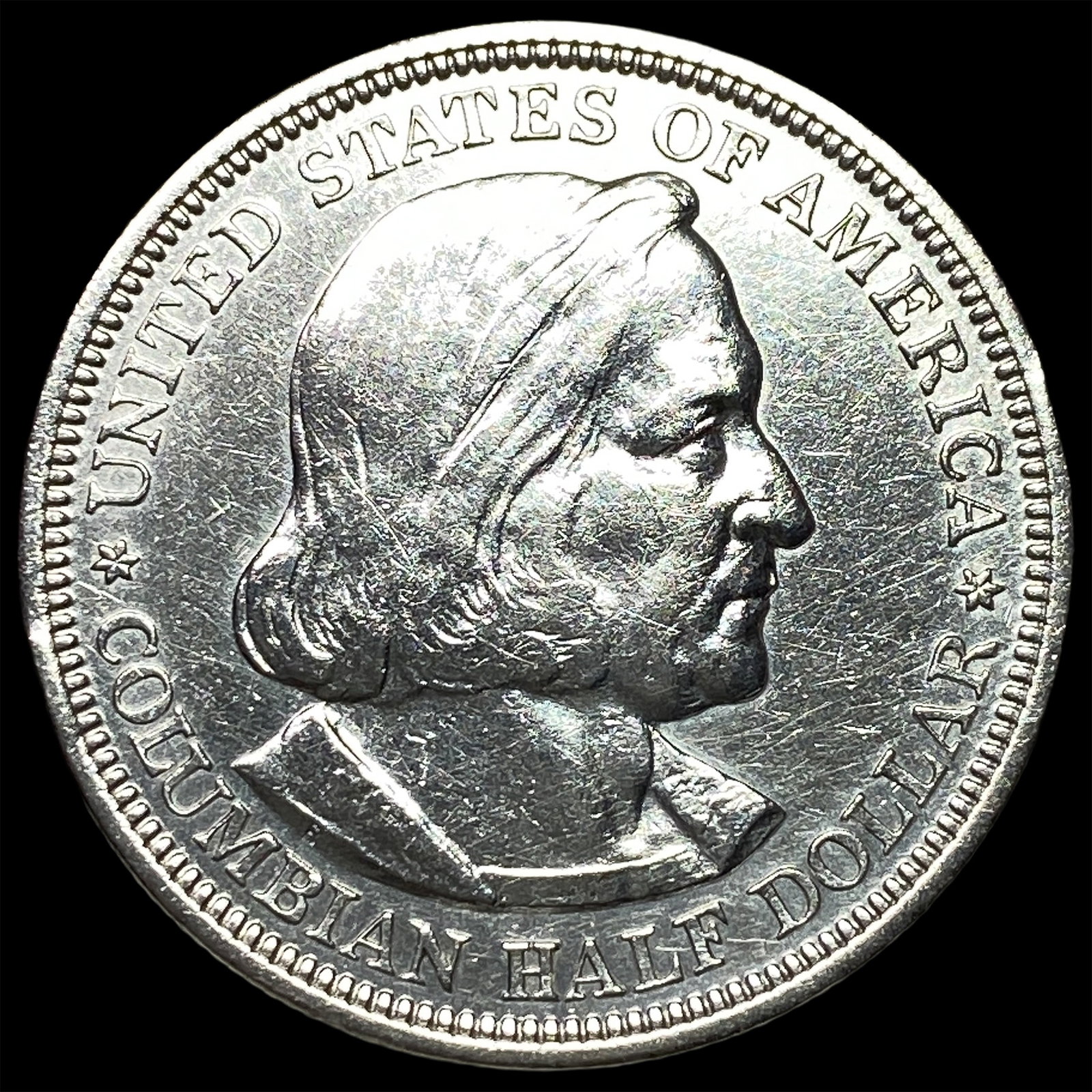 1892 Silver Columbian Half Dollar GEM BU: 1892 Silver Columbian Half Dollar GEM BU