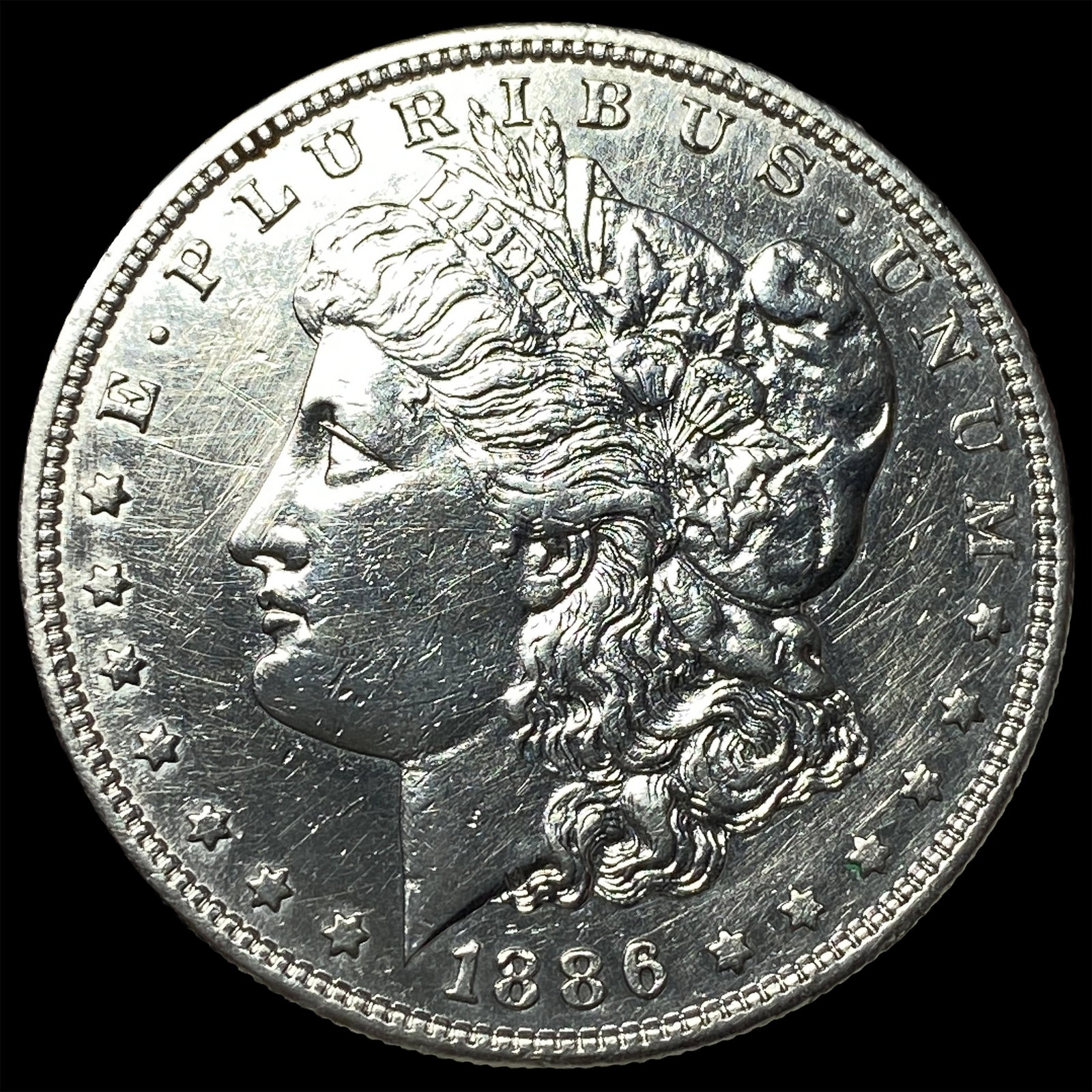 1886-S Silver Morgan Dollar CHOICE BU: 1886-S Silver Morgan Dollar CHOICE BU